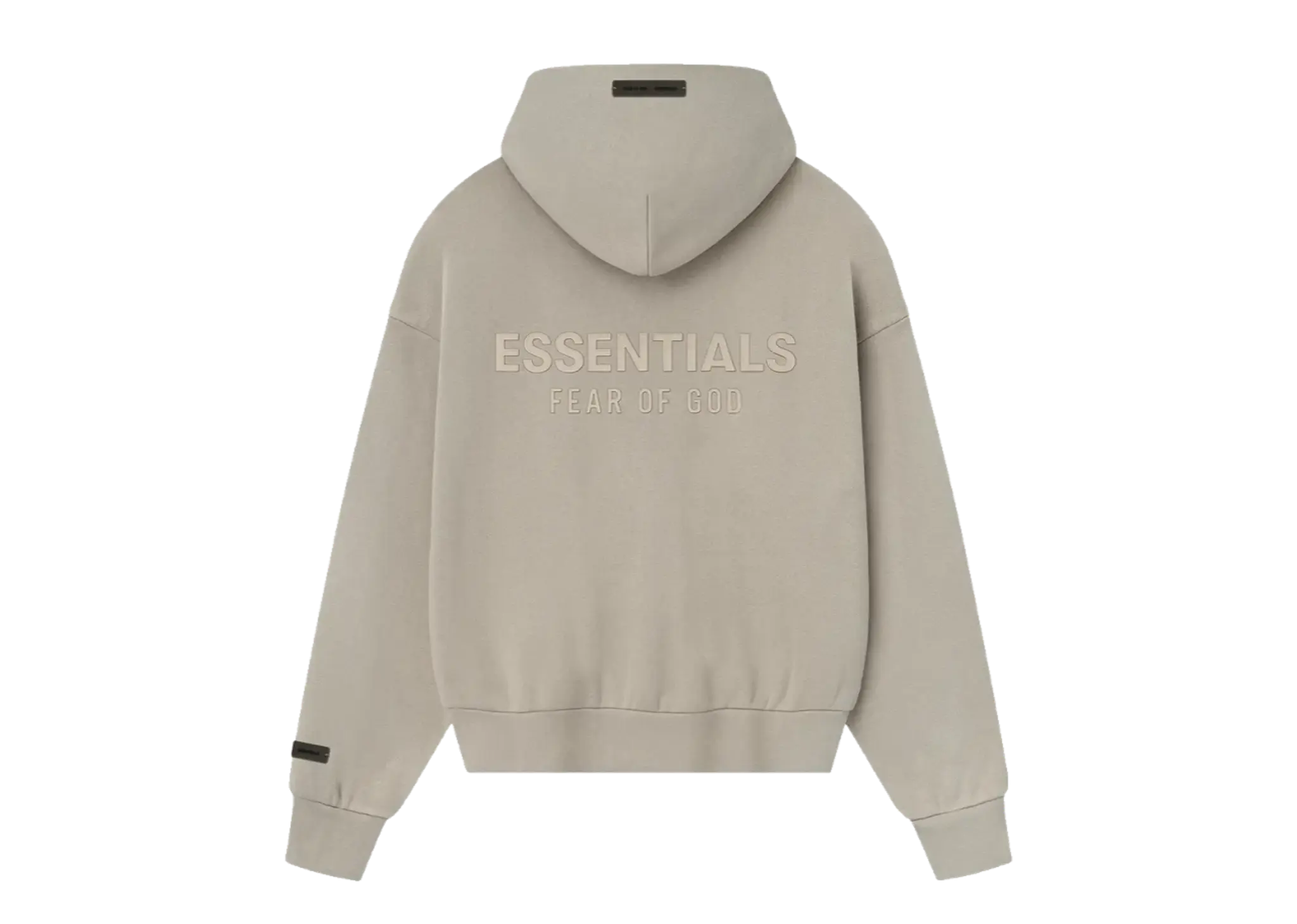 Fear of God Essentials Classic Fit Fleece Zip Hoodie Timber - photo 2