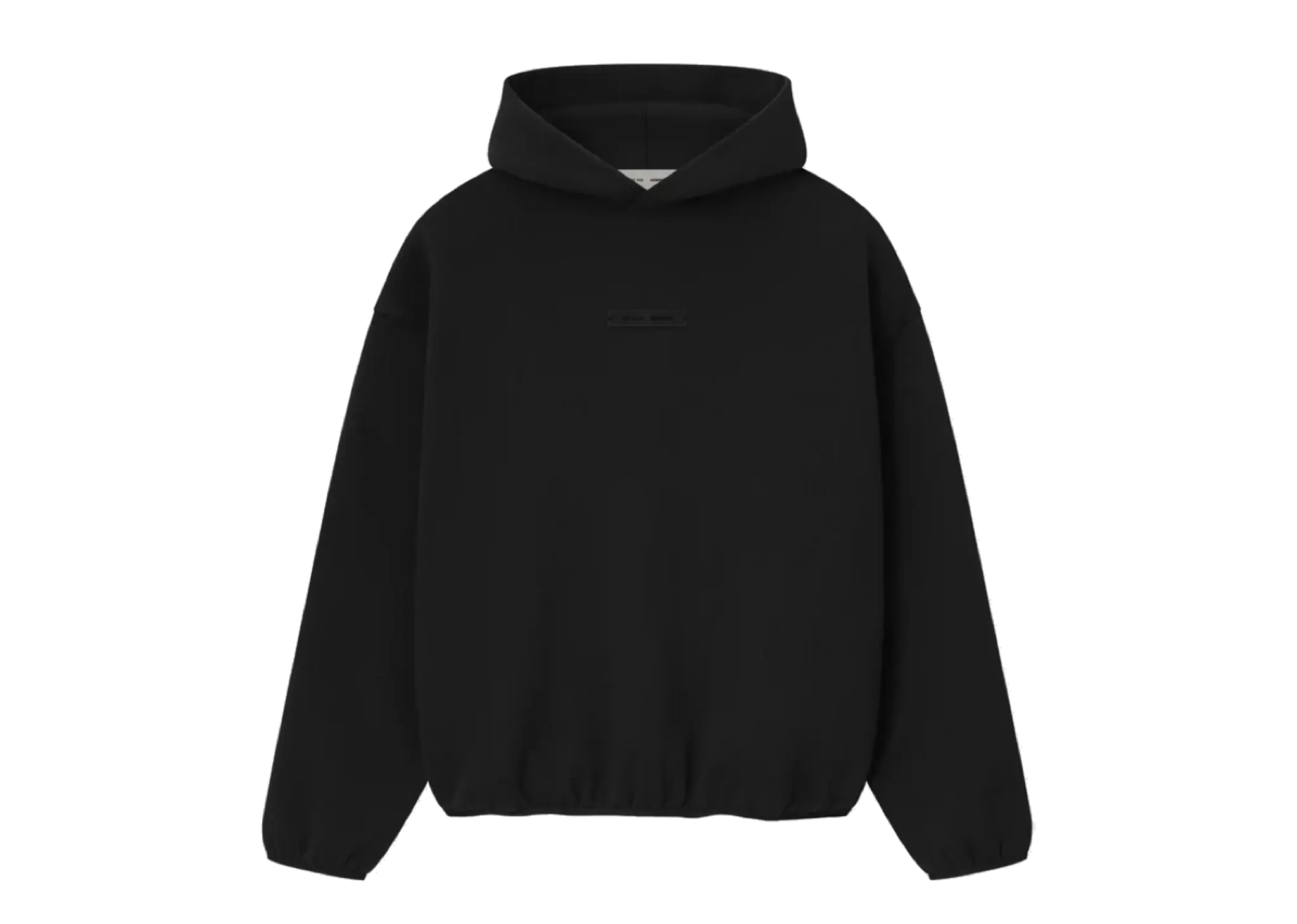 Fear Of God Essentials Modern Fit Fleece Hoodie Jet Black