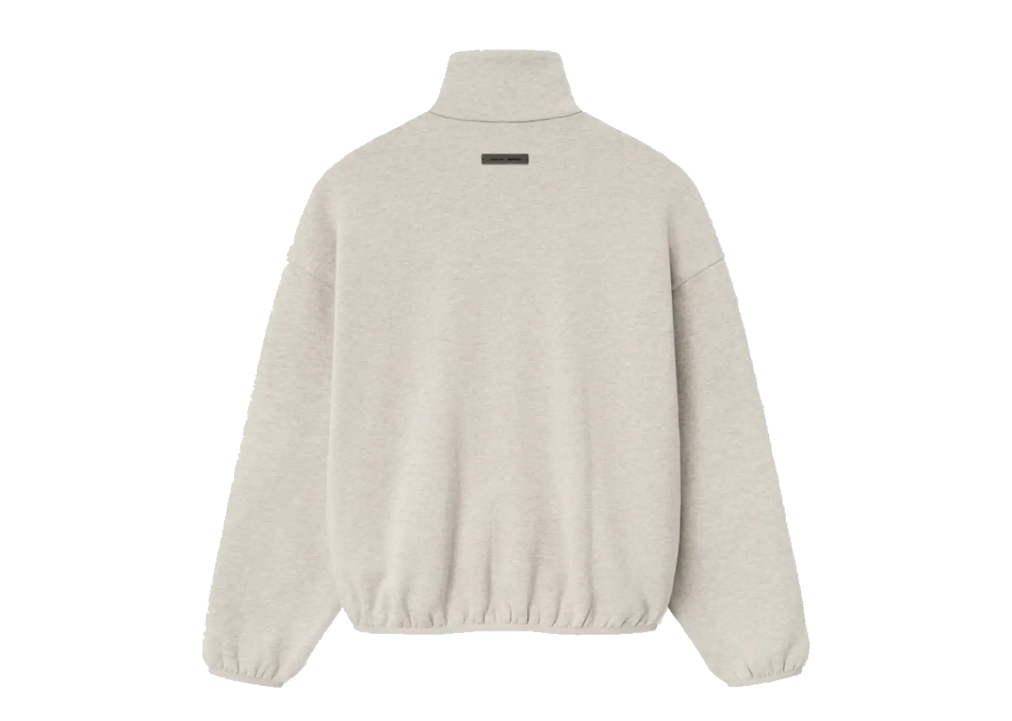 Fear of God Essentials Modern Fit Fleece Track Jacket Heather Stone - photo 2