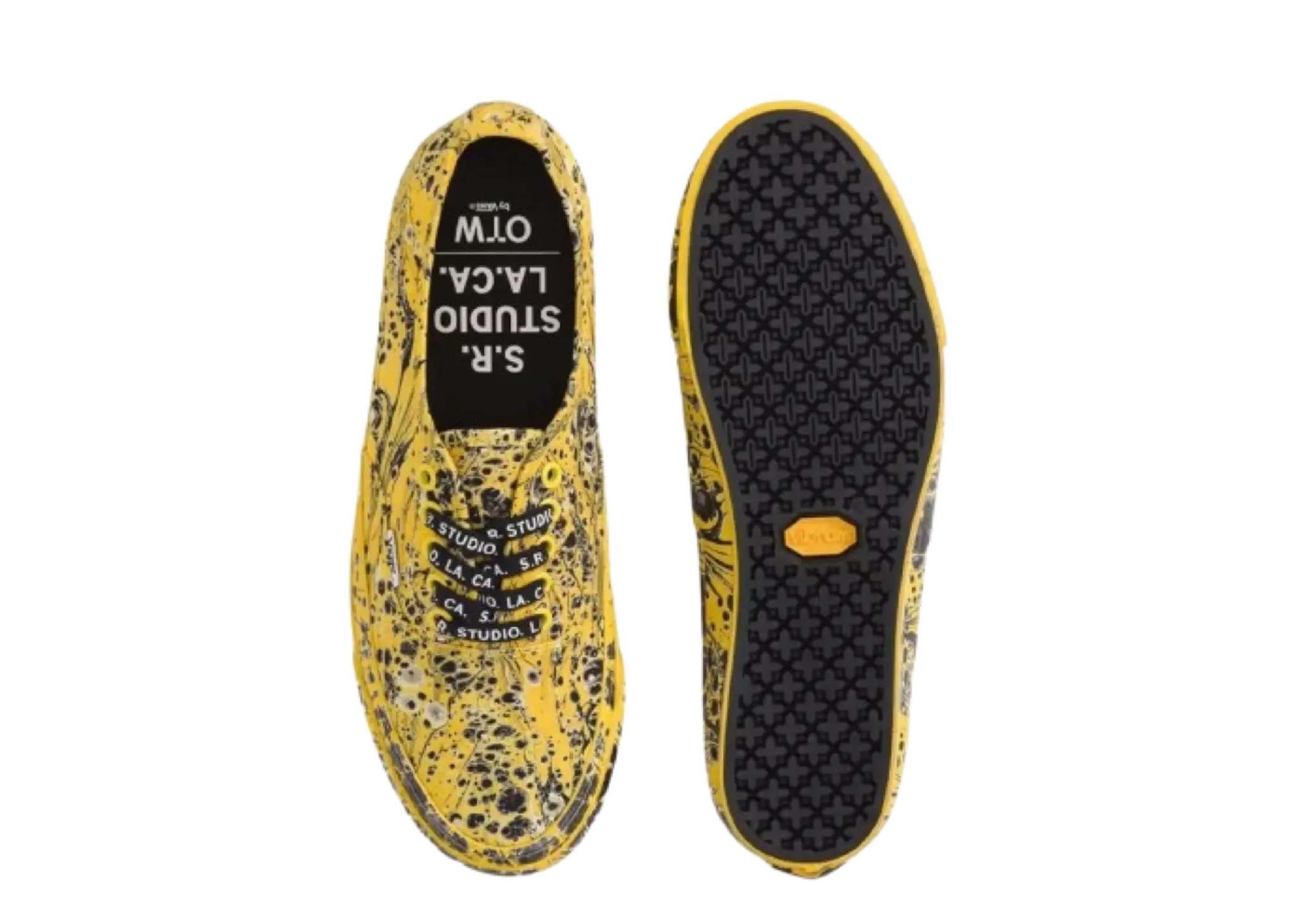 Vans Authentic S.R. Studio LA. CA. Black Yellow - photo 2