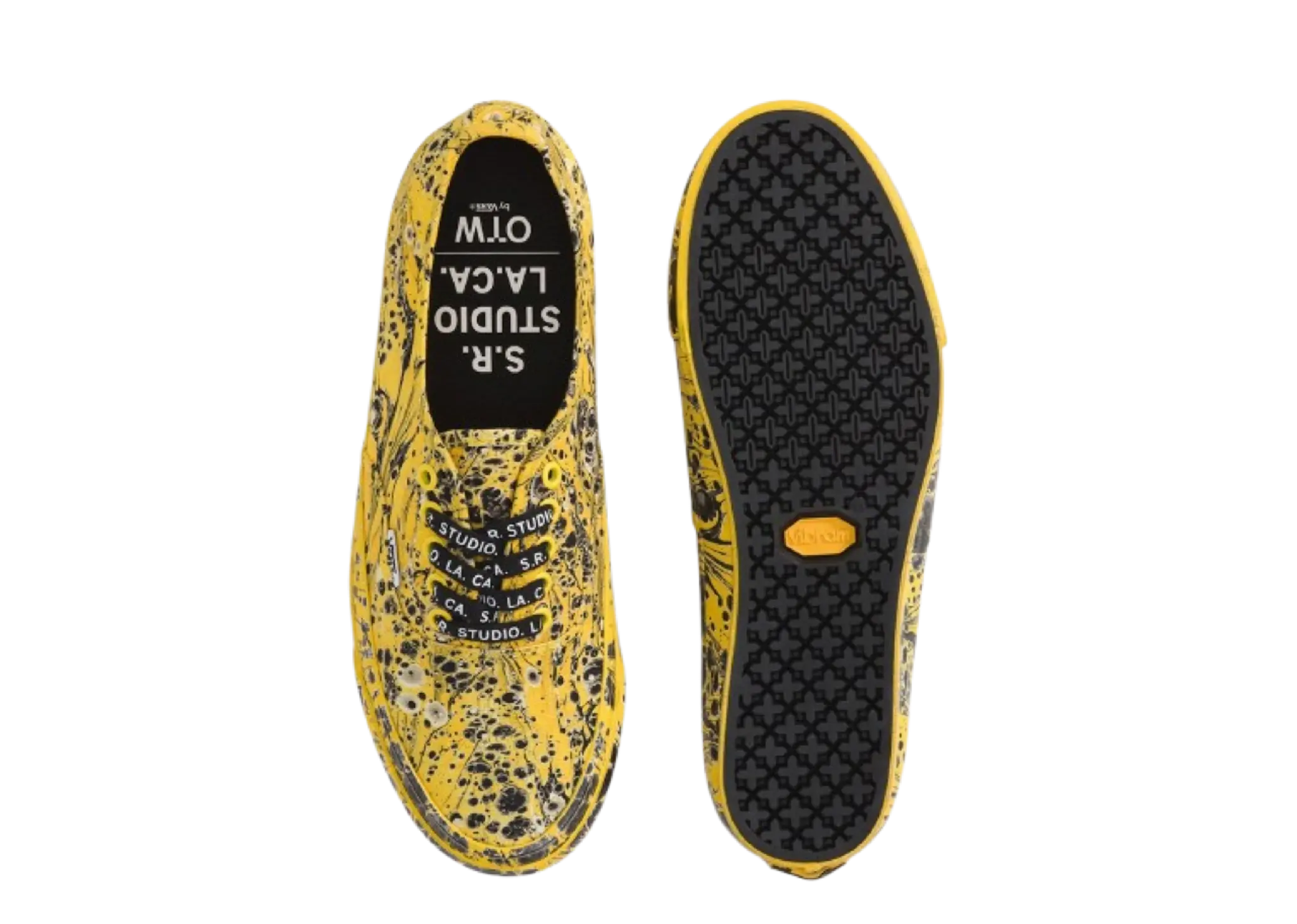 Vans Old Skool 36 S.R. Studio LA. CA. Black Yellow - photo 3