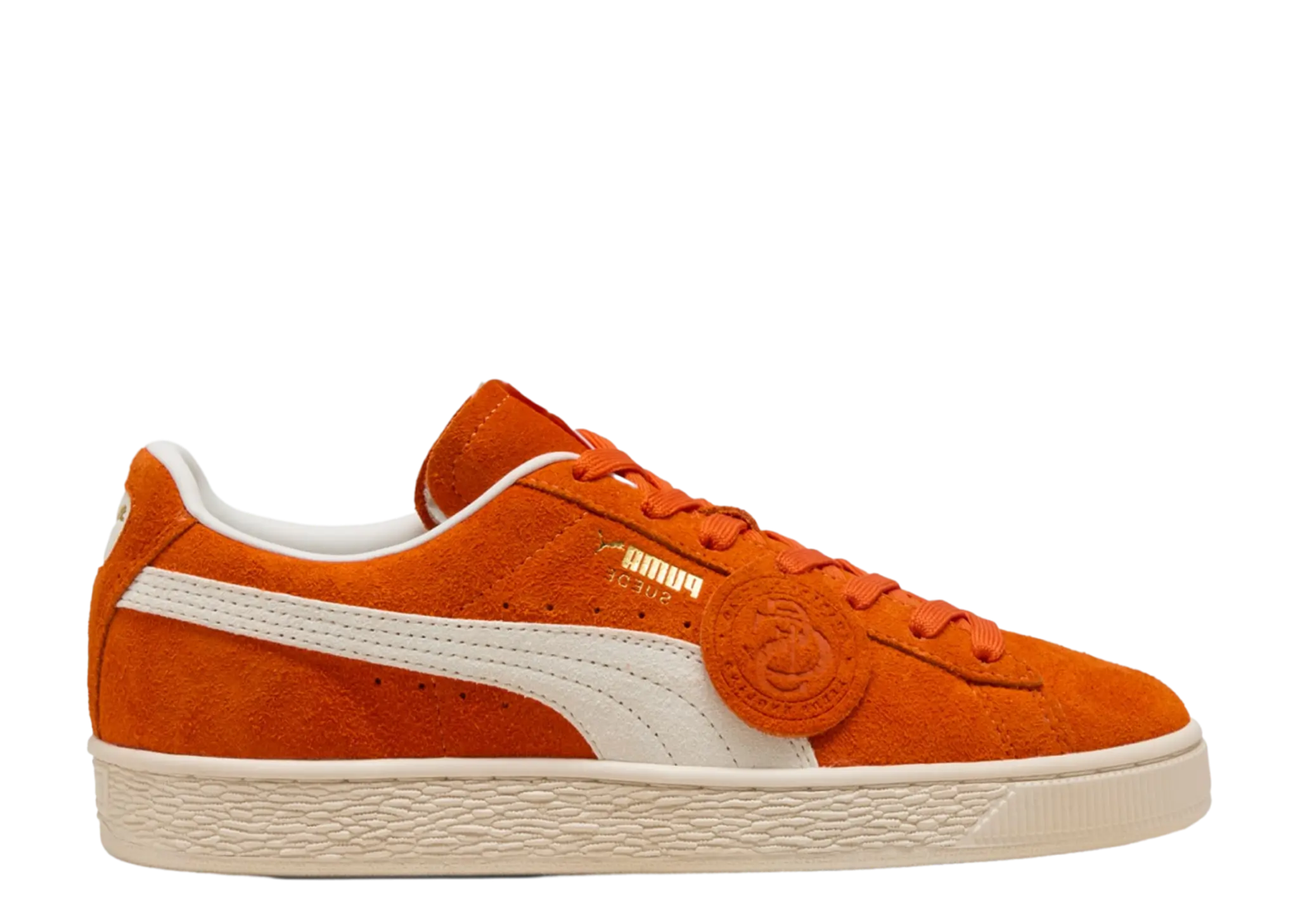 Puma Suede Charles F. Stead Orange Glo White