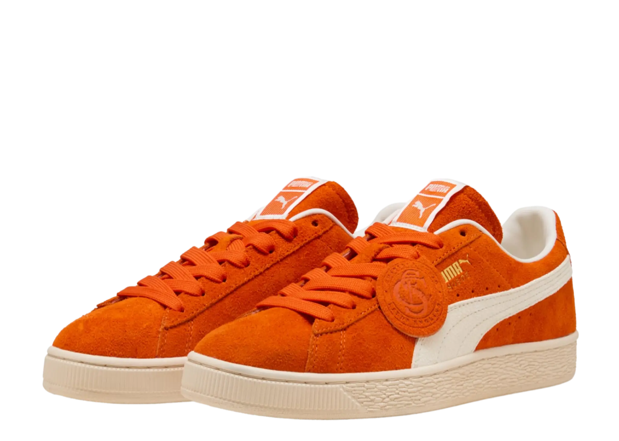 Puma Suede Charles F. Stead Orange Glo White - photo 2