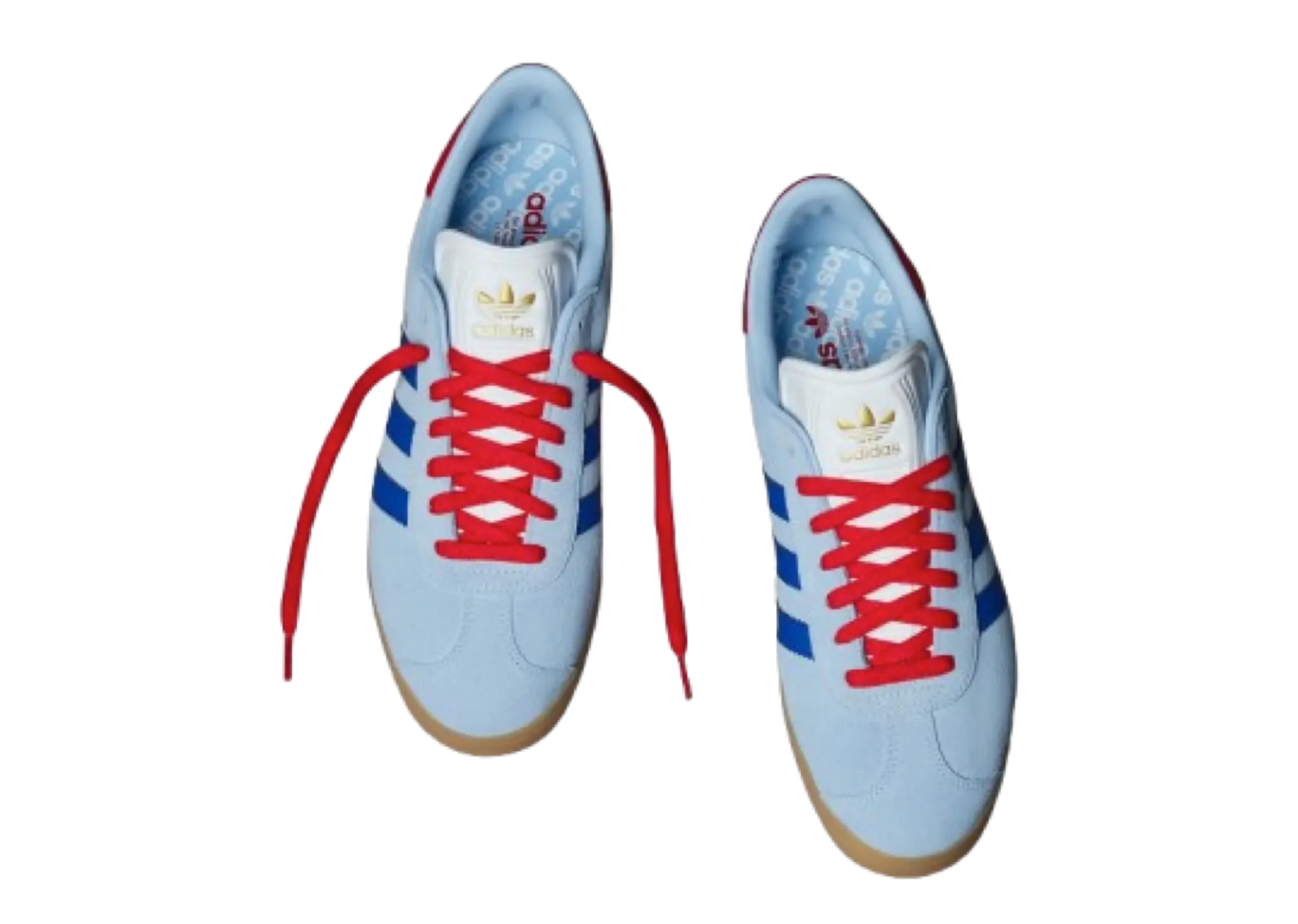 Adidas Gazelle Spikeless Golf Clear Sky Royal Better Scarlet - photo 3