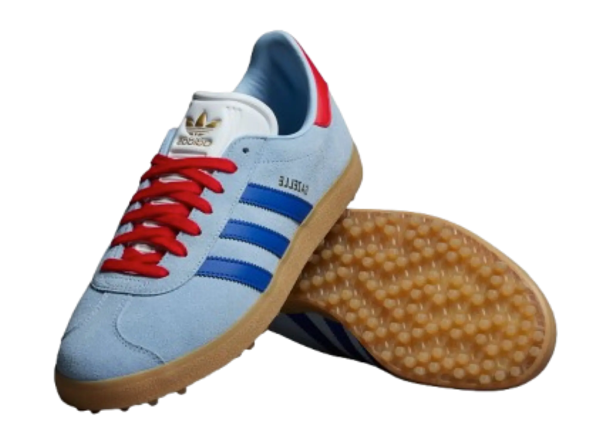 Adidas Gazelle Spikeless Golf Clear Sky Royal Better Scarlet - photo 2