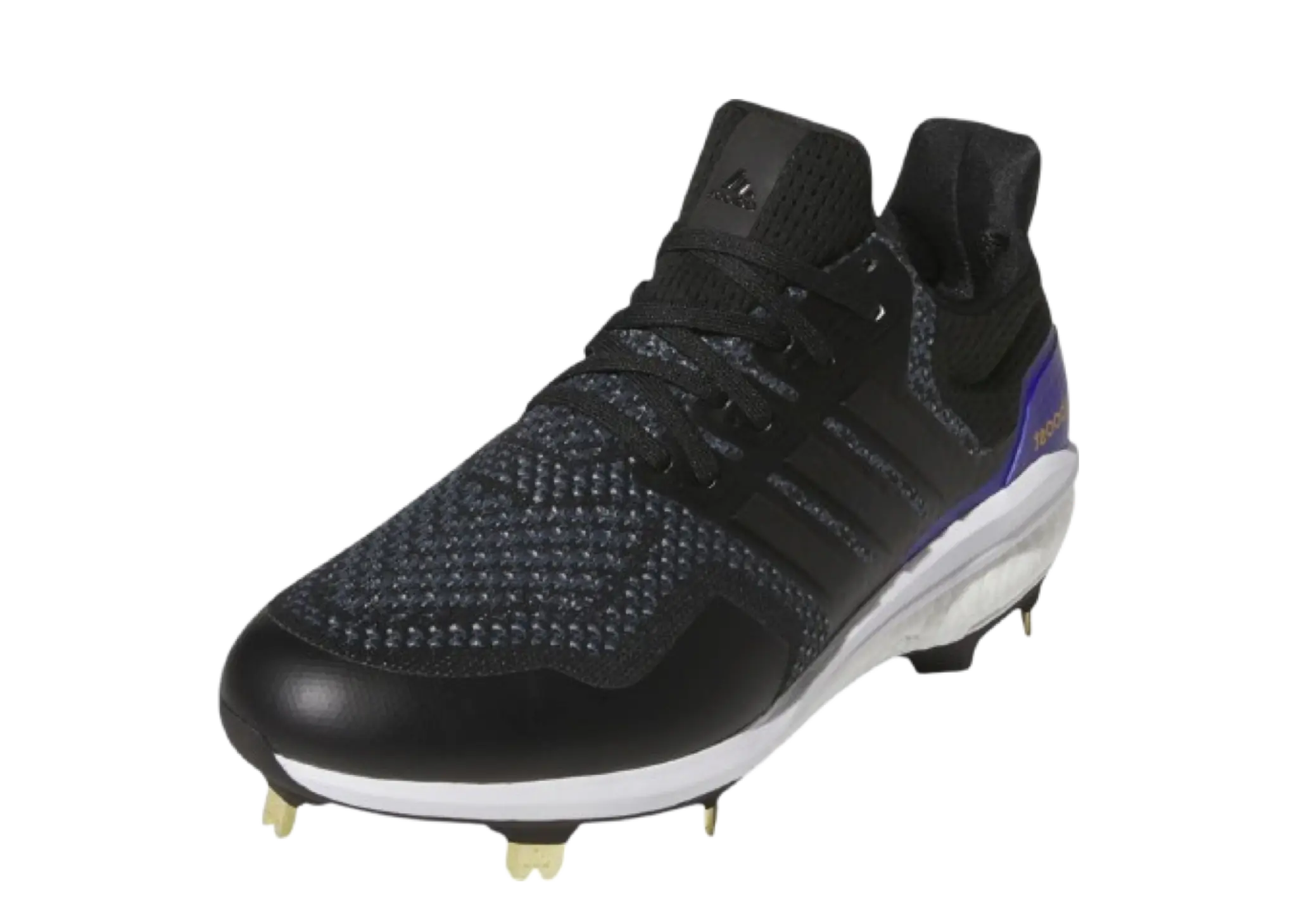 Adidas Ultra Boost 1.0 DNA Dugout Cleats OG Black Gold Purple - photo 2