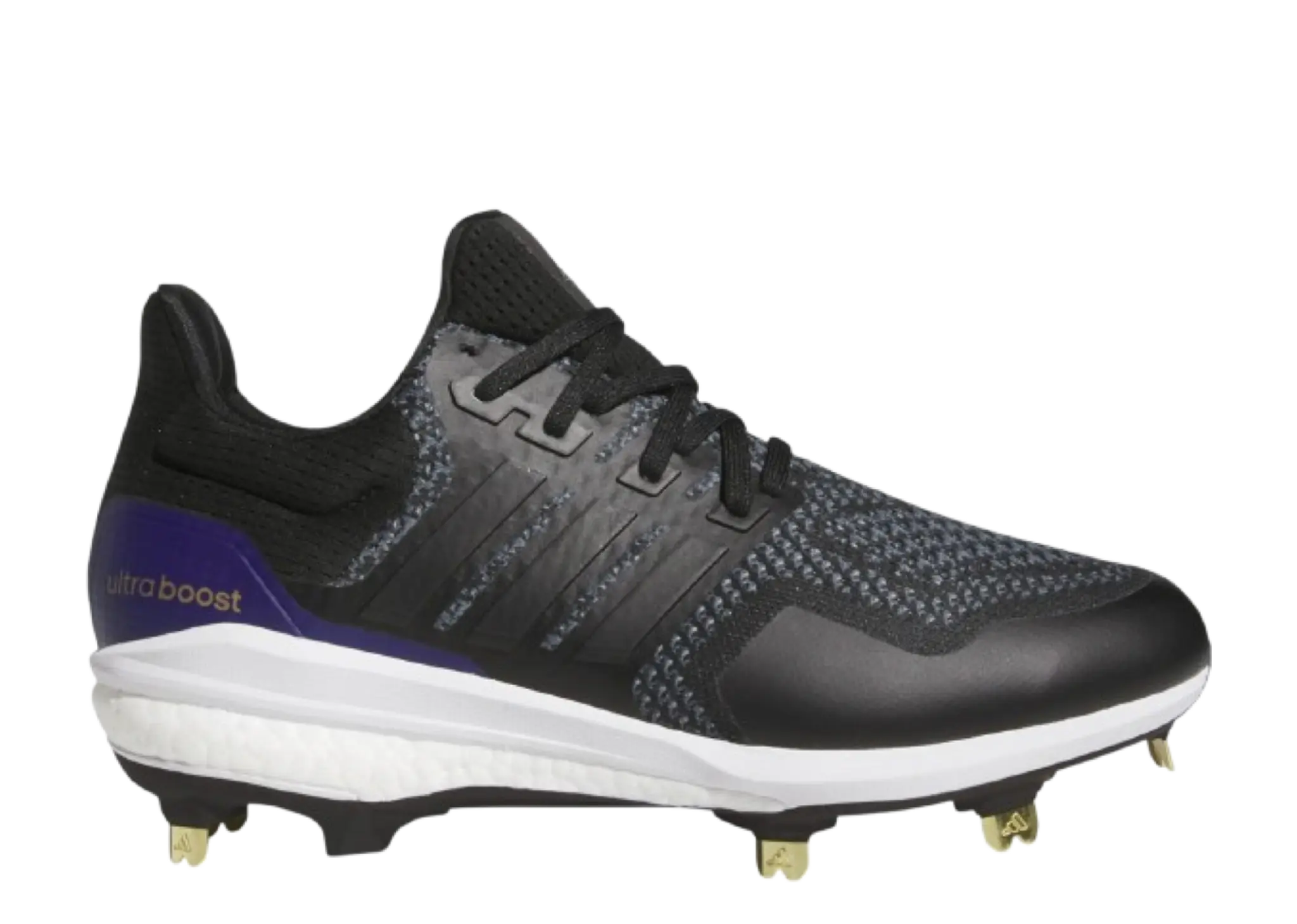 Adidas Ultra Boost 1.0 DNA Dugout Cleats OG Black Gold Purple