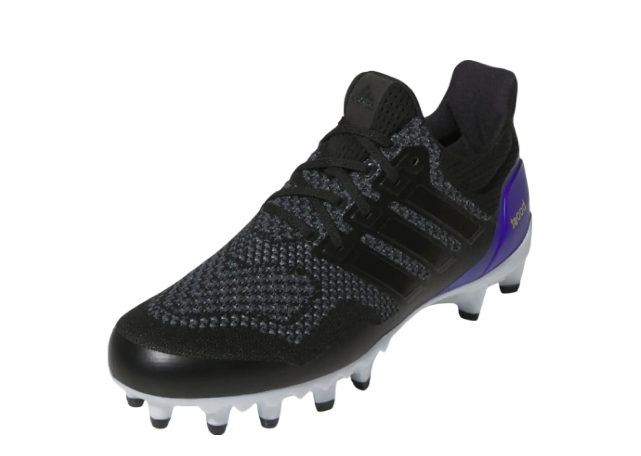 Adidas Ultra Boost Football Cleats OG Black Gold Purple - photo 2