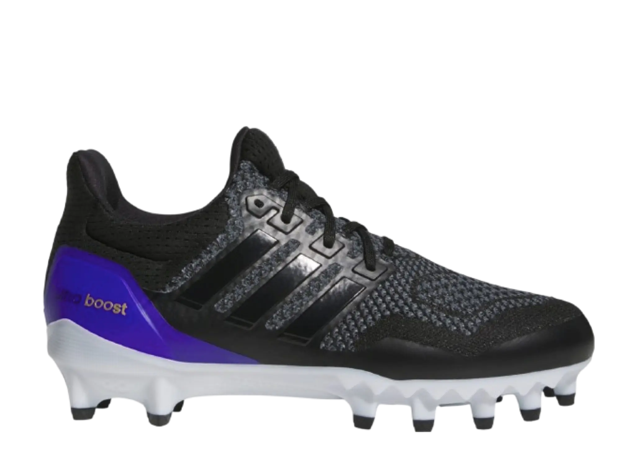 Adidas Ultra Boost Football Cleats OG Black Gold Purple