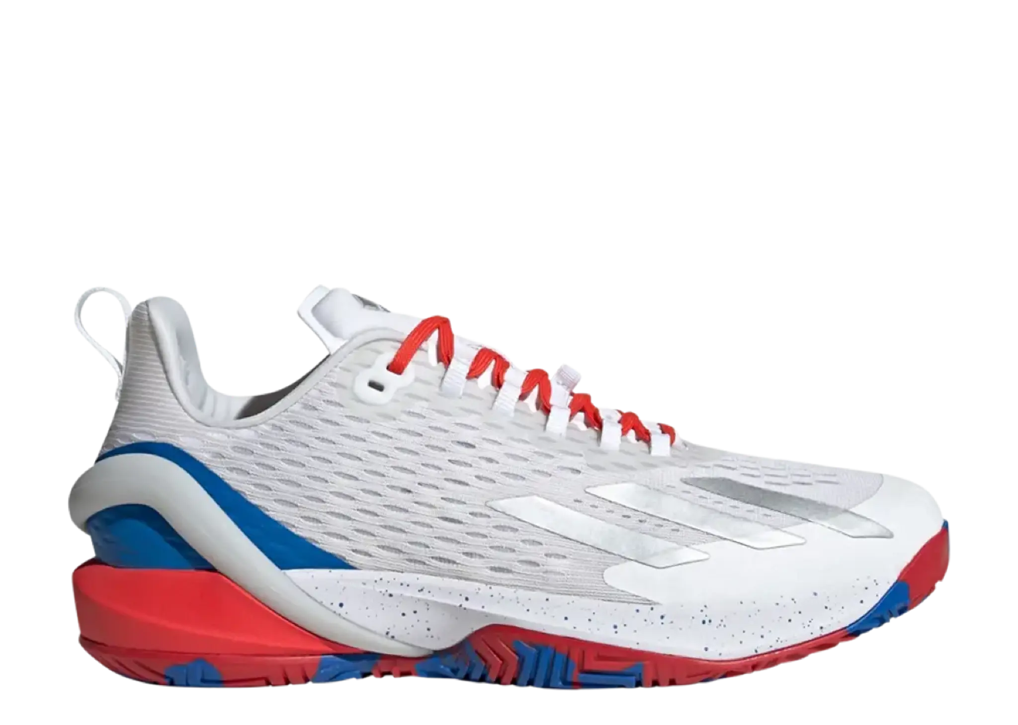 Adidas Adizero Cybersonic White Blue Bright Red