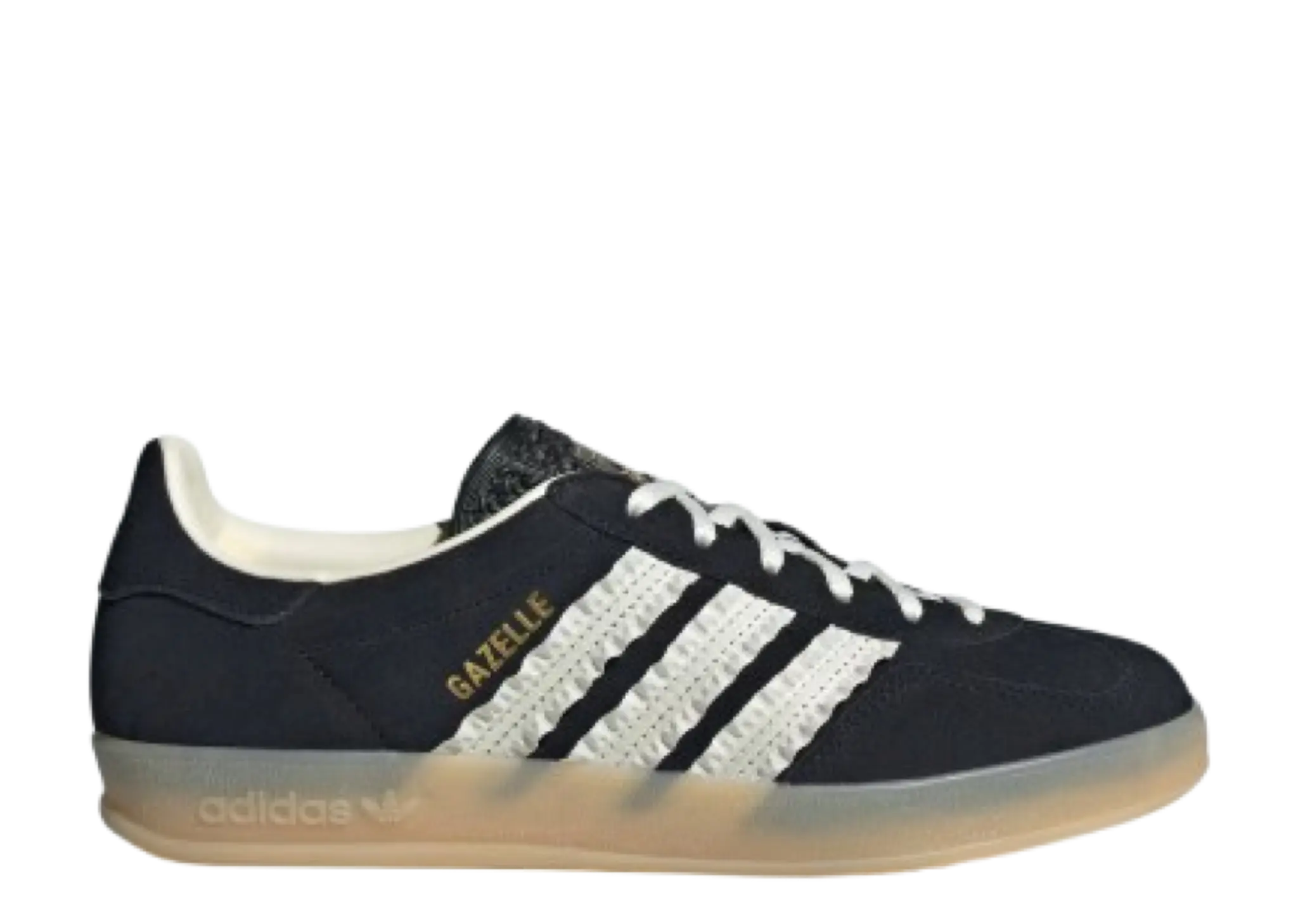 Adidas Gazelle Indoor Core Black Cream White Gum (Women's)