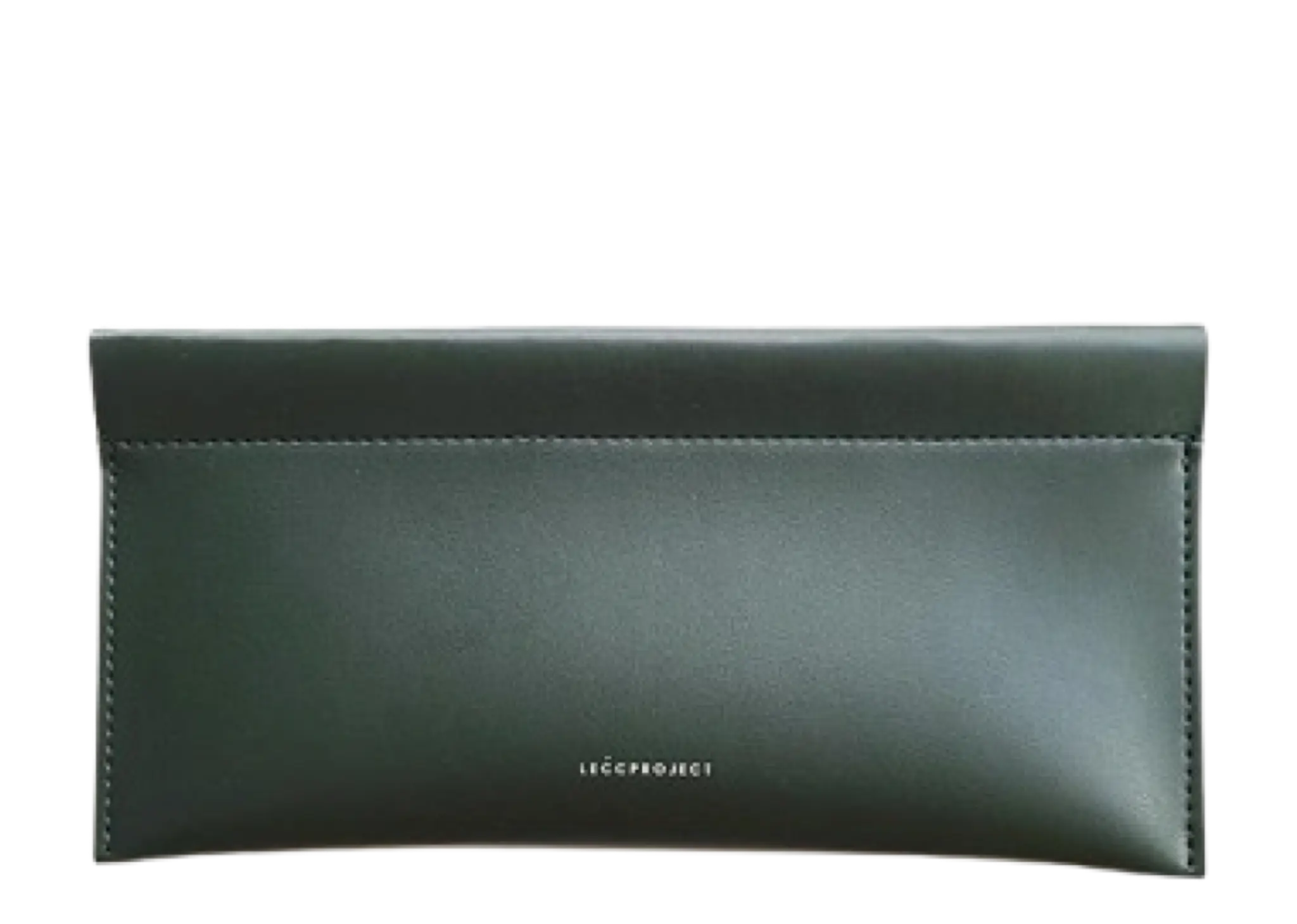Lecc Project Log Top Pouch Large D.Green