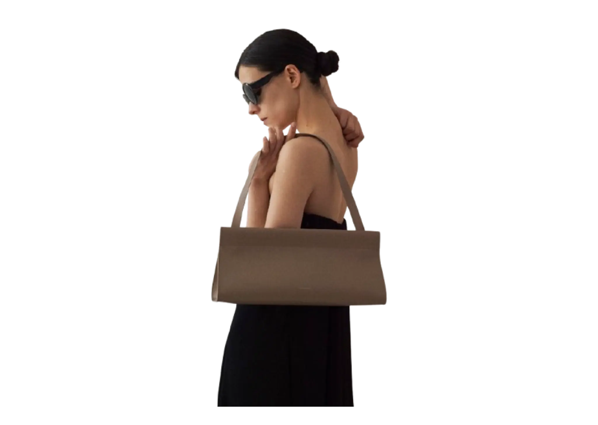 Lecc Project Log Top Bag Medium Taupe - photo 3