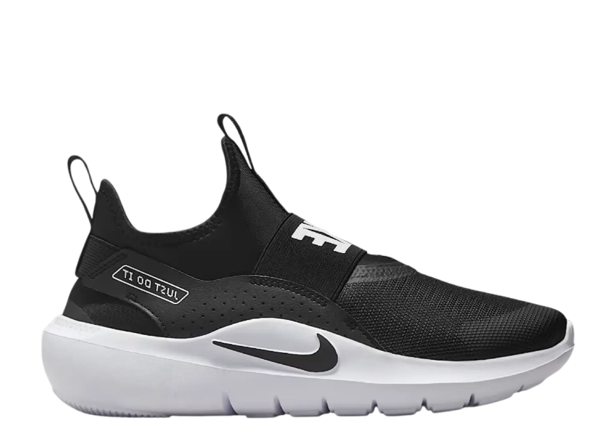 Nike Flex Runner 4 Black White (Grade School)