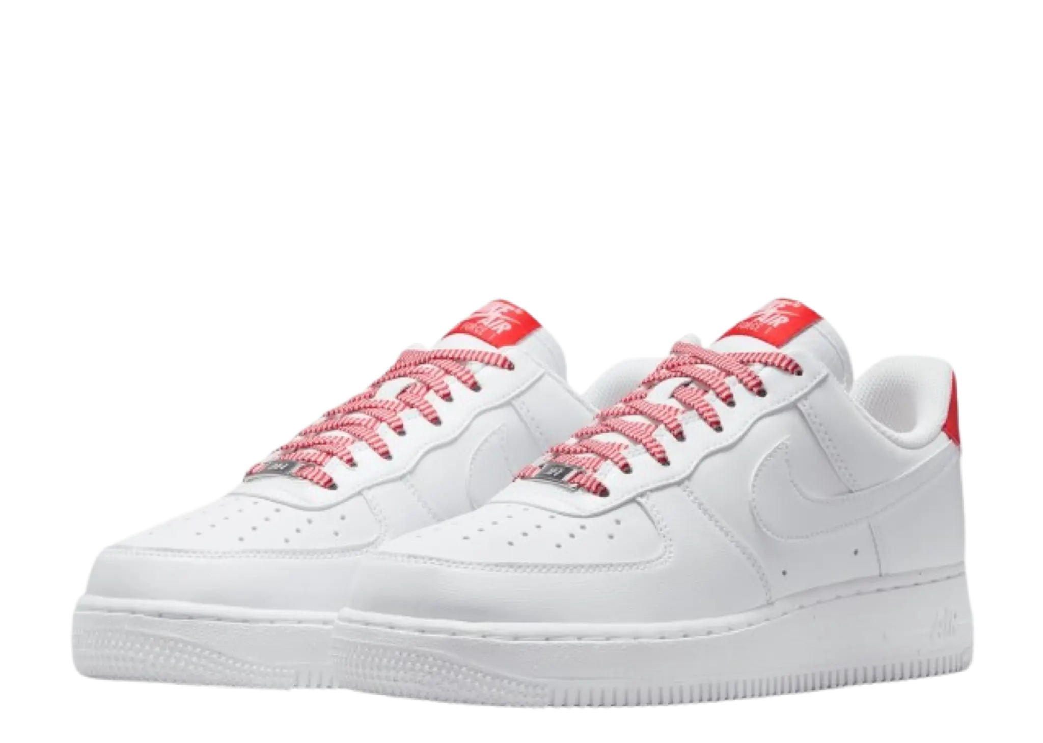 Nike Air Force 1 Low '07 White Pink Foam Metallic Silver Light Crimson (Women's) - photo 2
