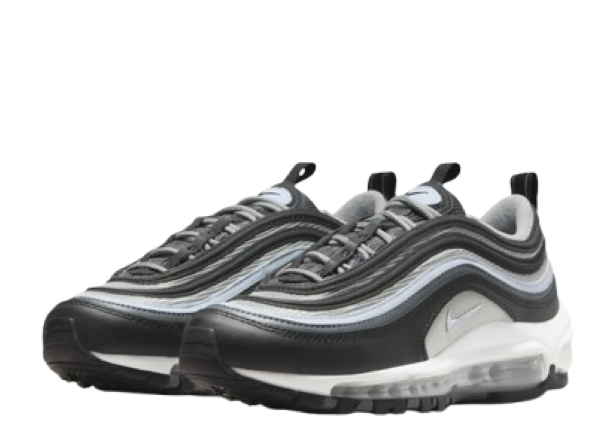 Nike Air Max 97 Black Blue Tint (Grade School) - photo 2
