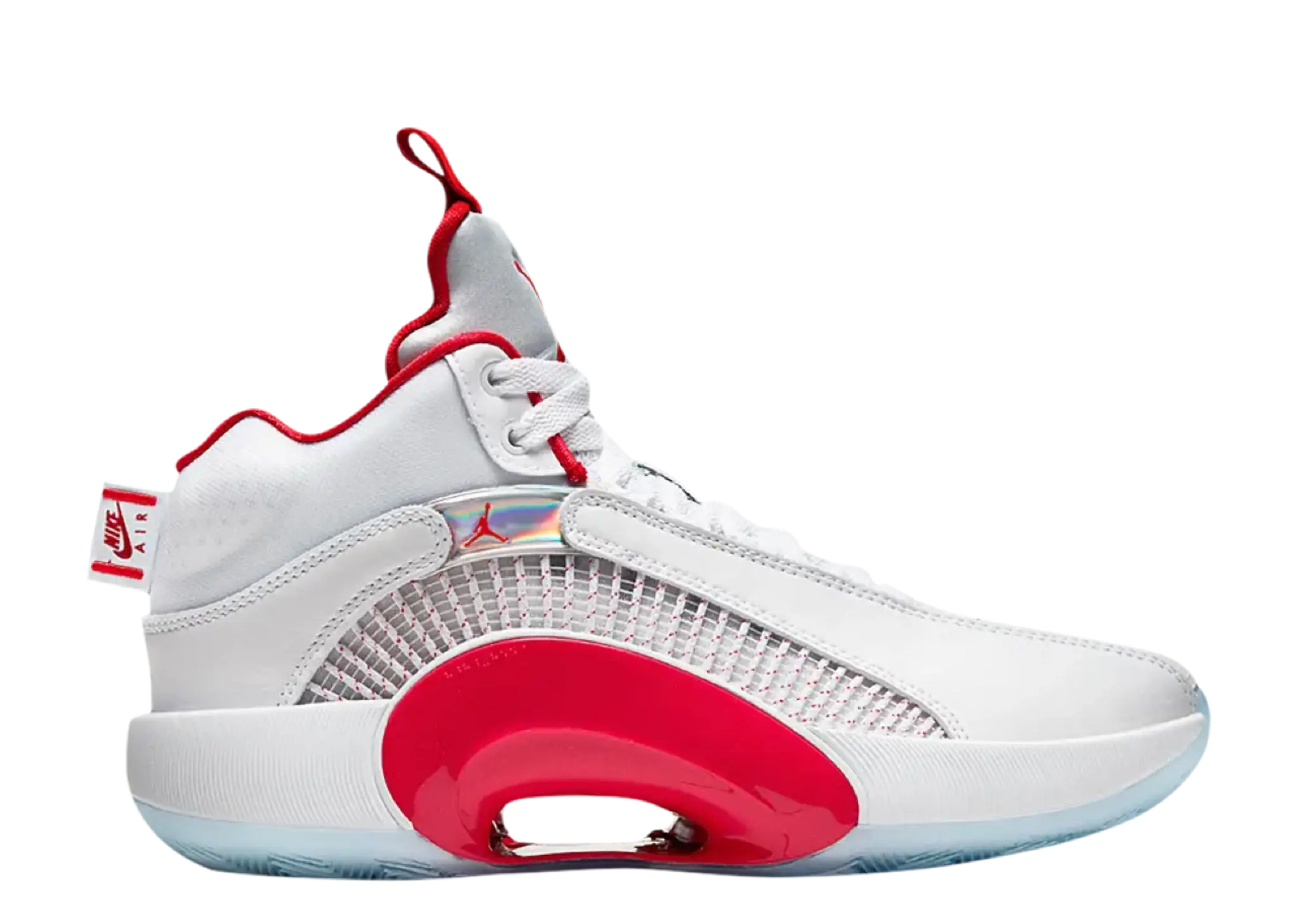 Air Jordan 35 White Fire Red (Grade School)
