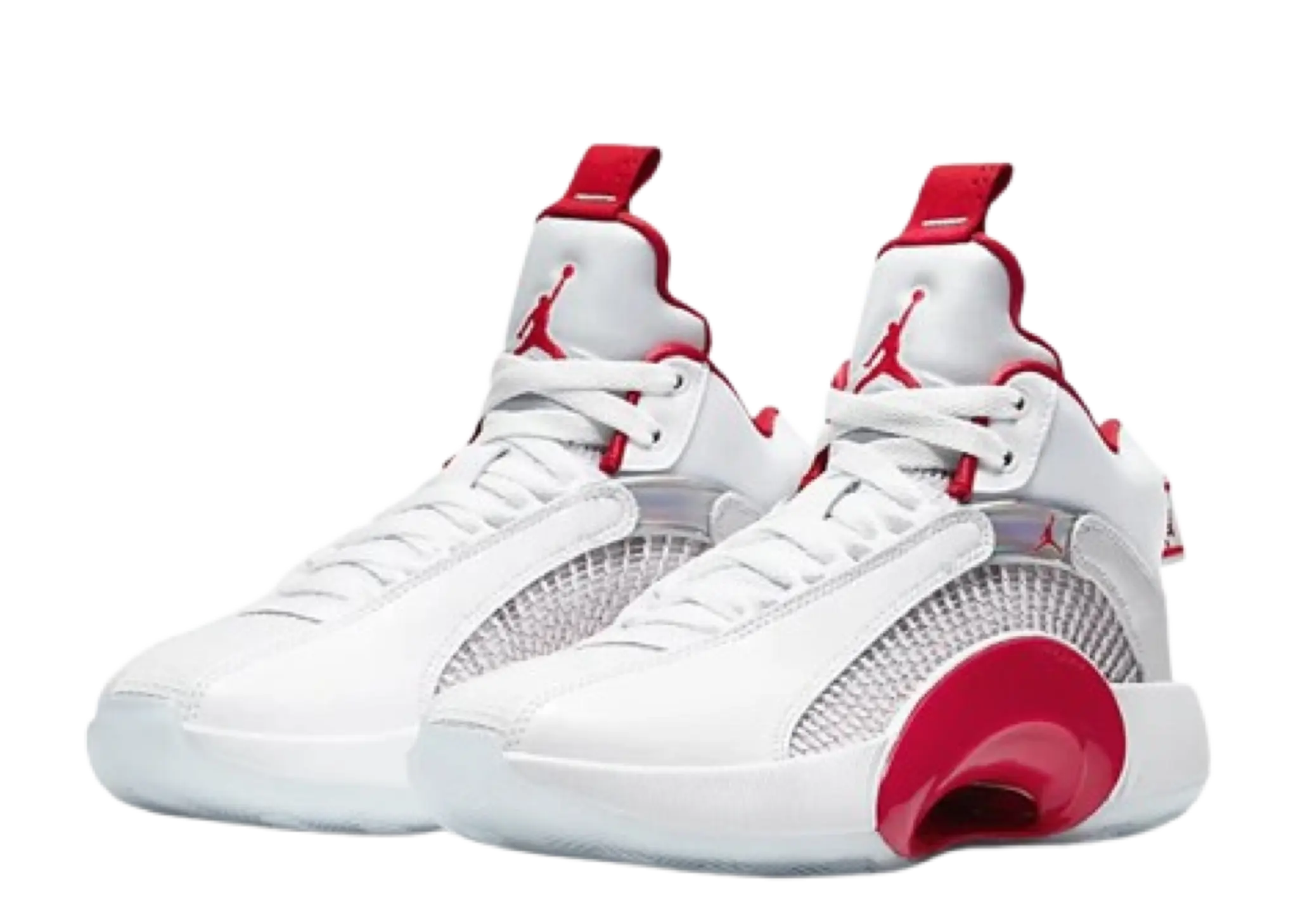 Air Jordan 35 White Fire Red (Grade School) - photo 2