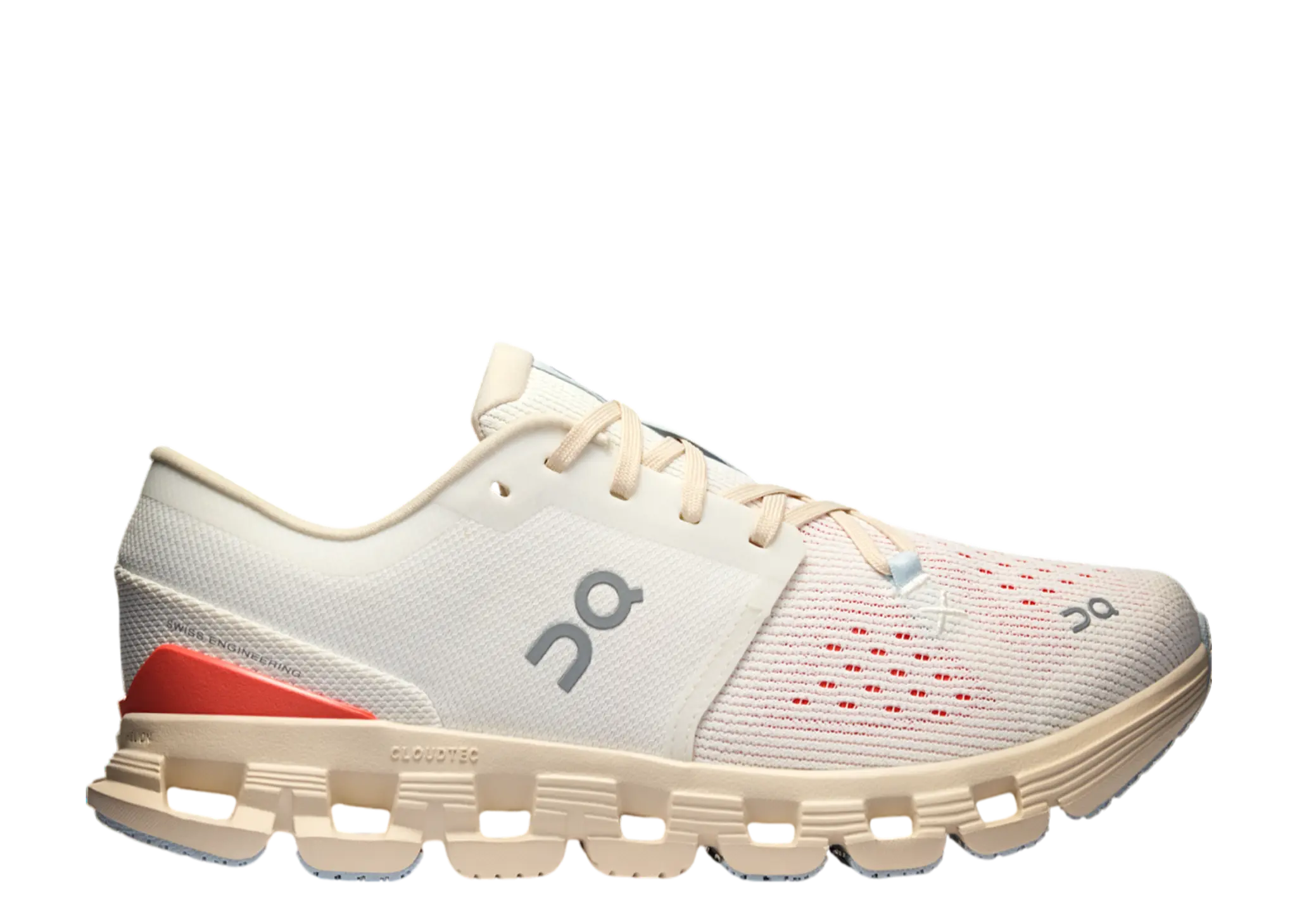 ON Running Cloud X 4 Ivory Salmon (Women's)