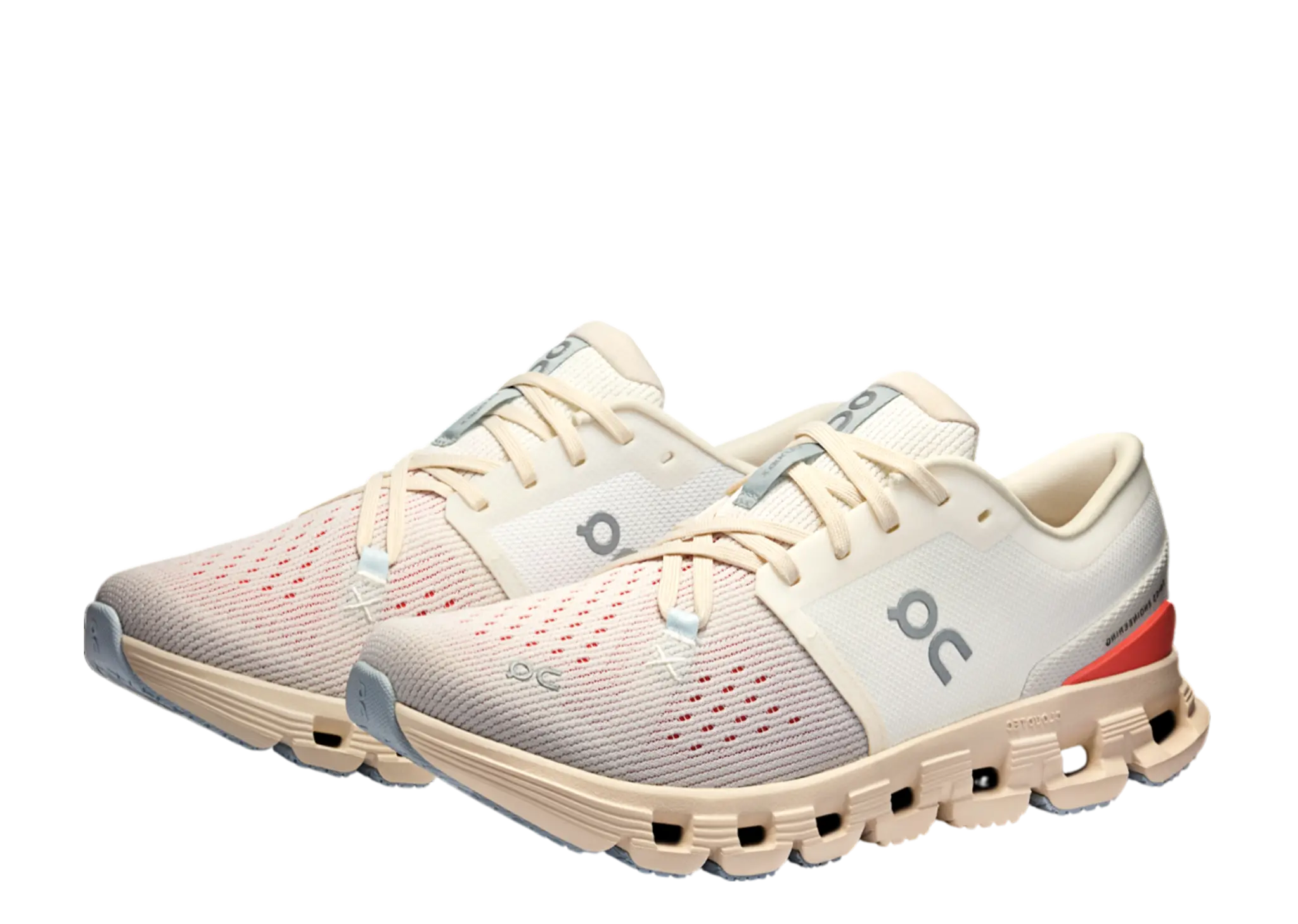 ON Running Cloud X 4 Ivory Salmon (Women's) - photo 2