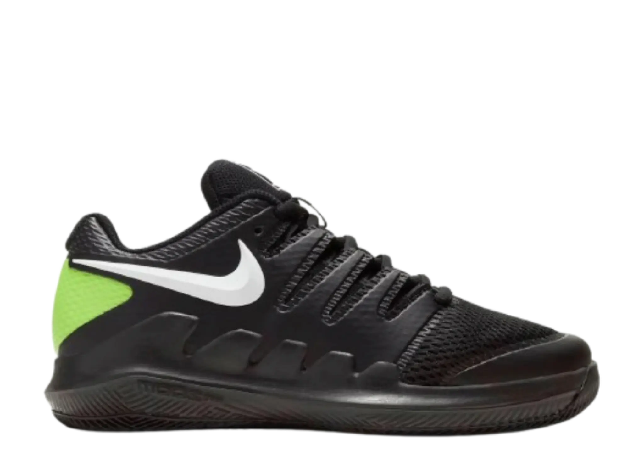 Nike Court Zoom Vapor X Black Volt (Grade School)