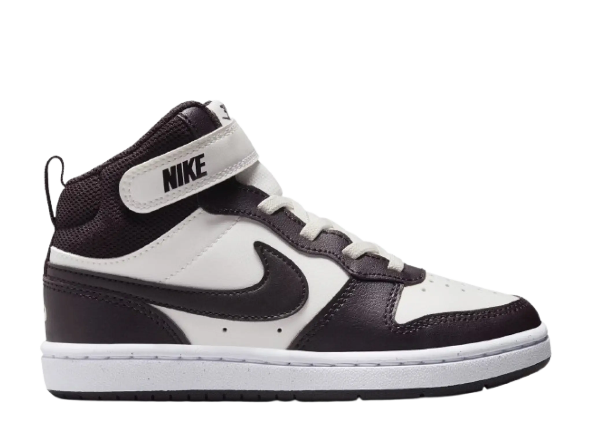 Nike Court Borough Mid 2 Sail White Burgundy Ash (Pre-School)