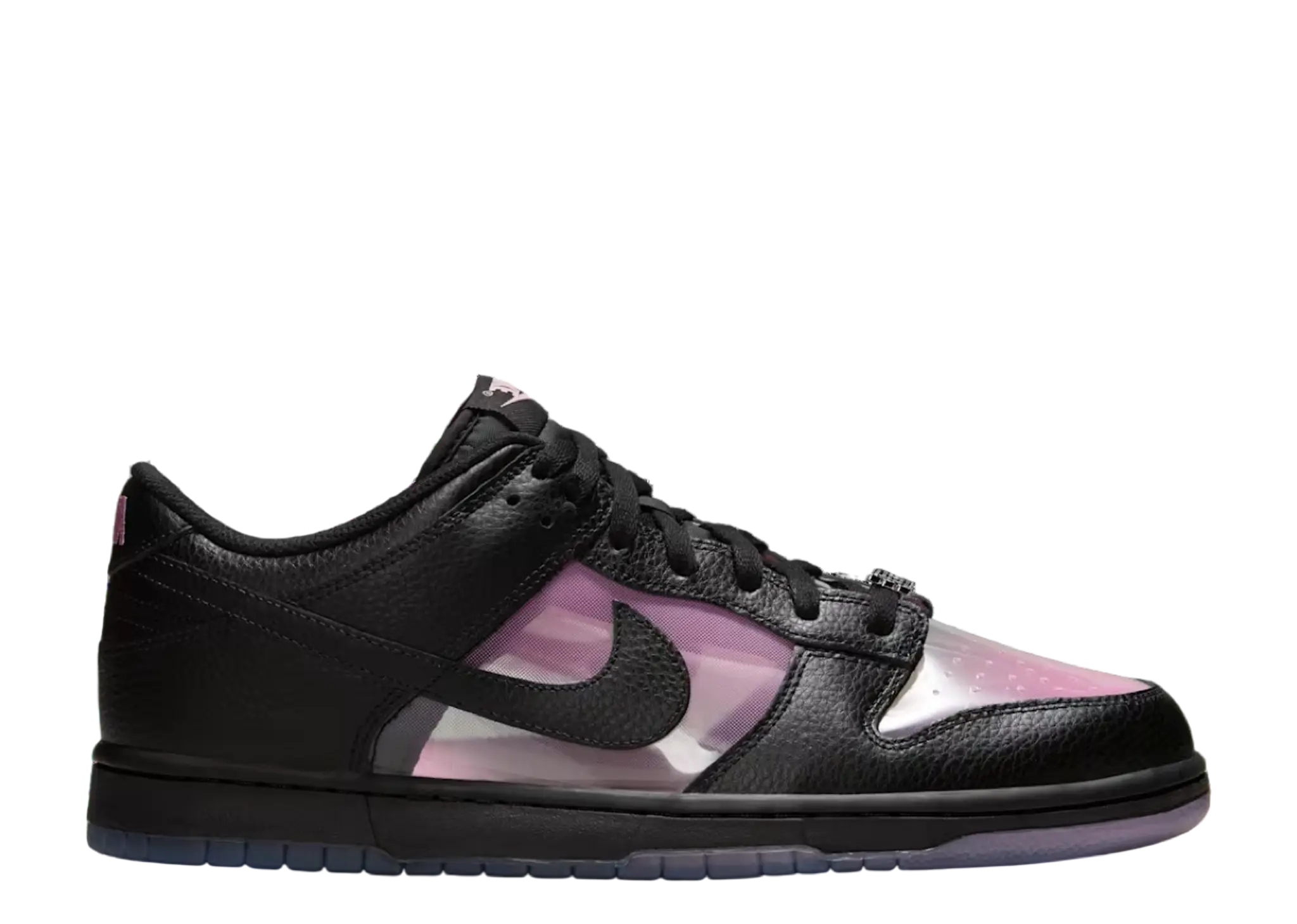 Nike Dunk Low Retro Transparent Black Pink Rise