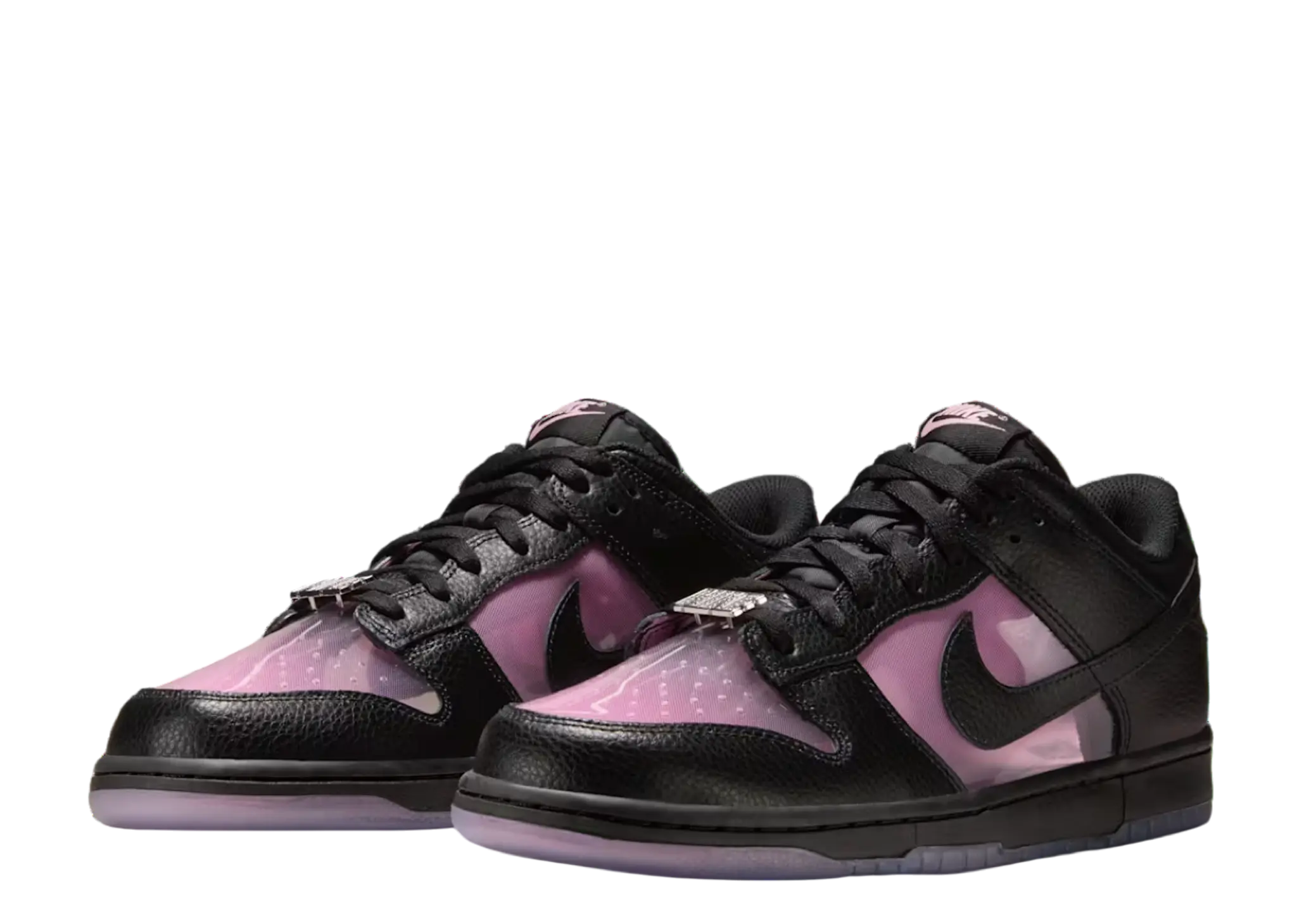 Nike Dunk Low Retro Transparent Black Pink Rise - photo 2