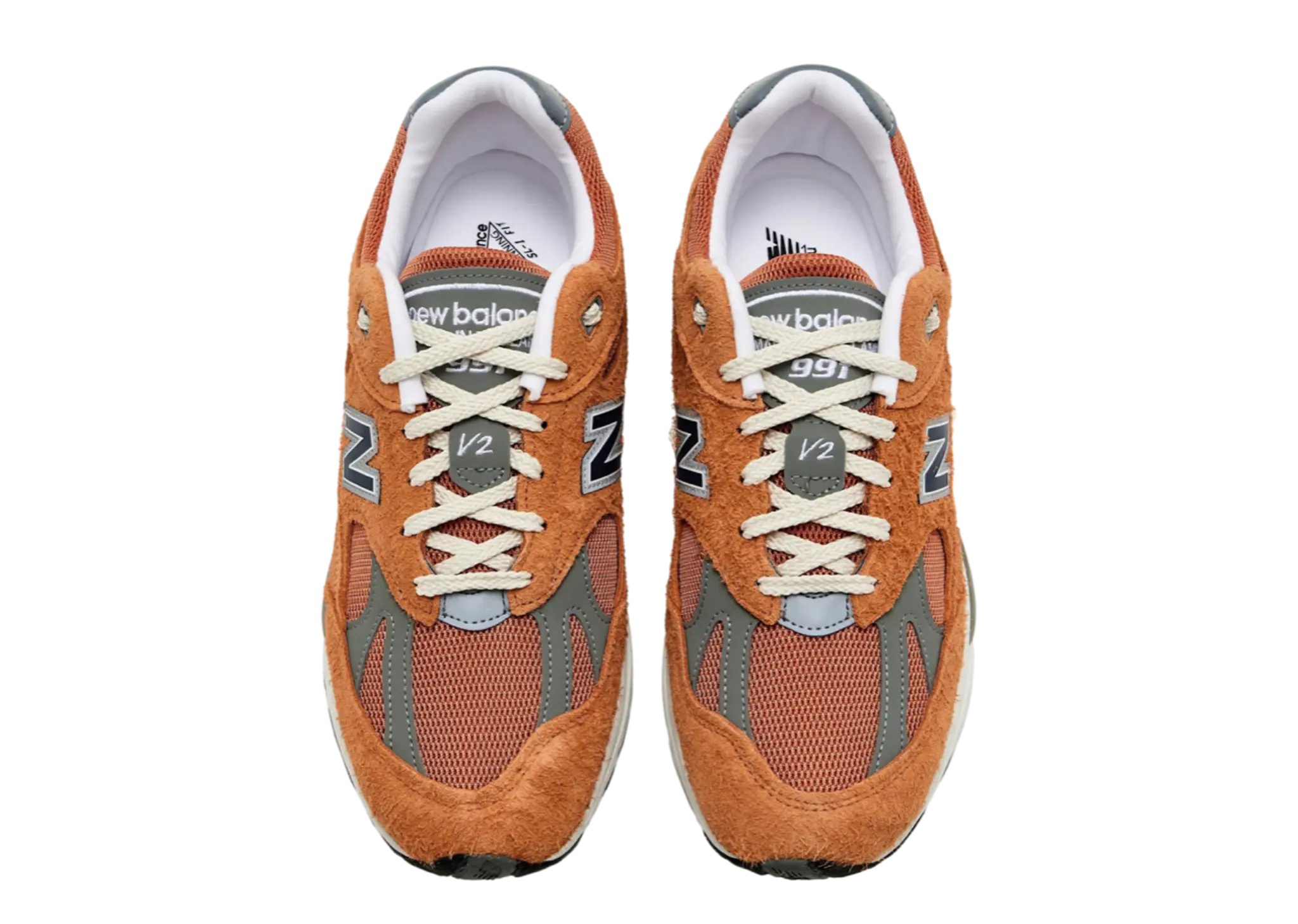 New Balance 991v2 MiUK Gold Earth - photo 2
