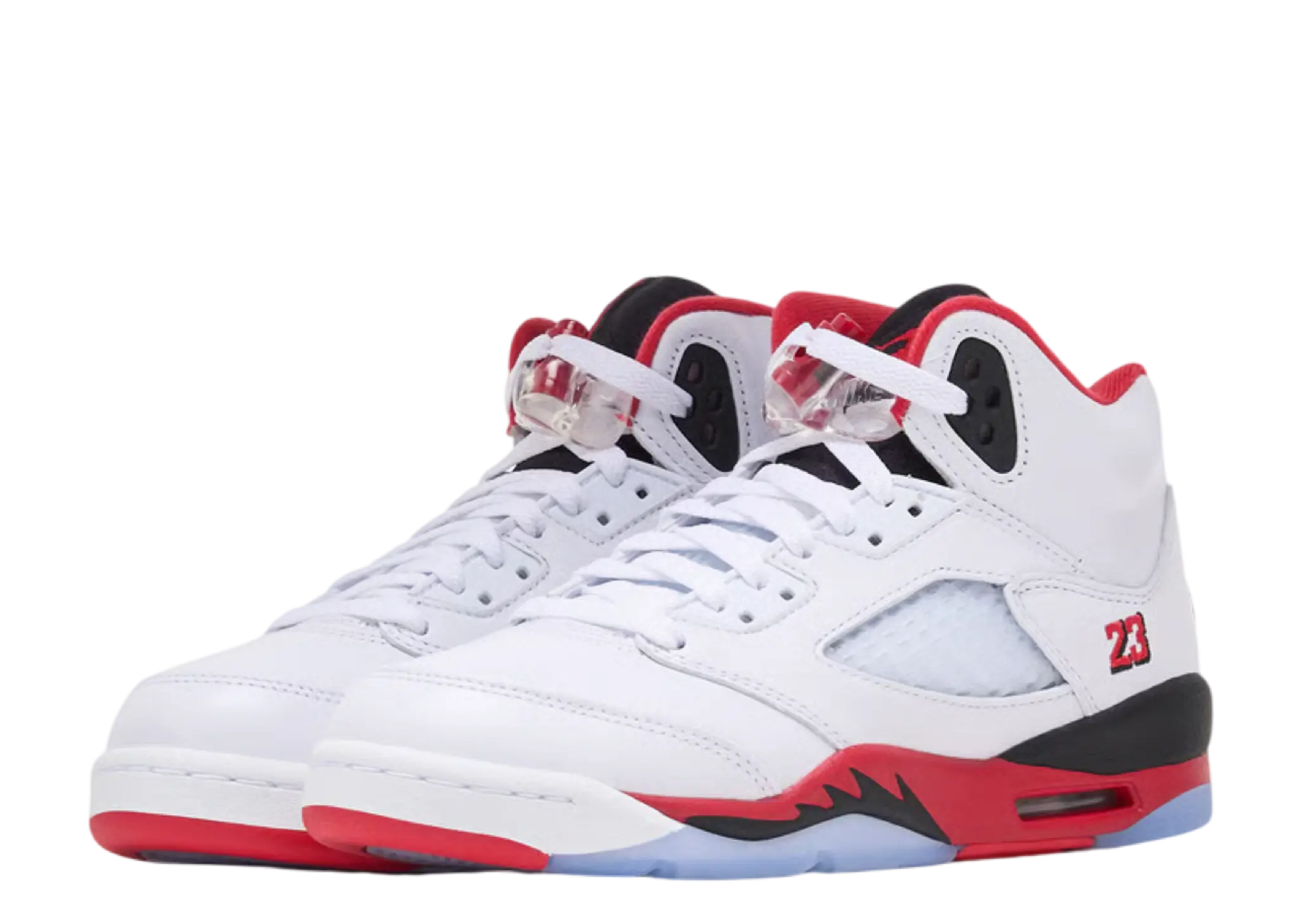 Air Jordan 5 Retro Fire Red Black Tongue (2025) (Grade School) - photo 2