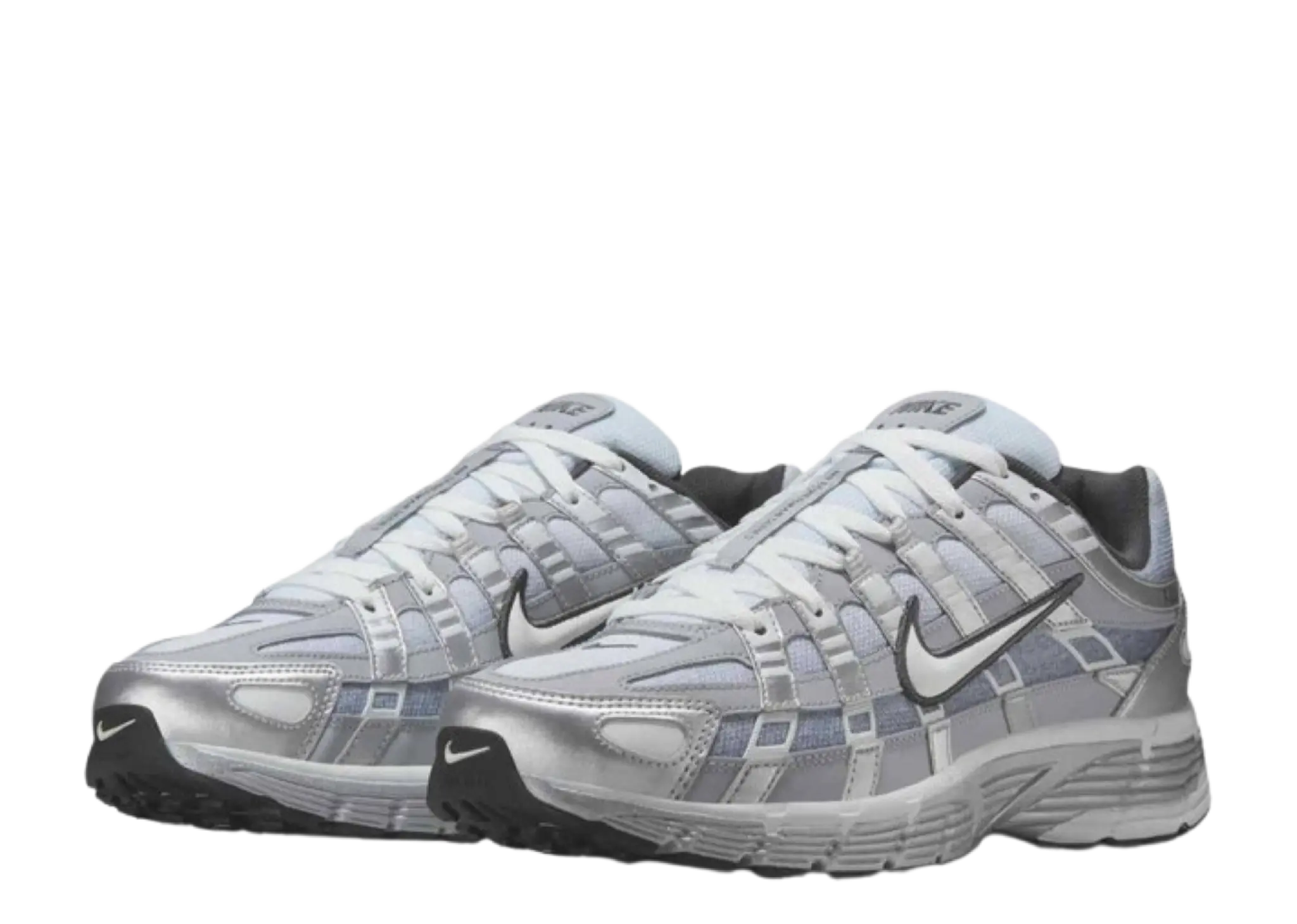 Nike P-6000 Metallic Silver Summit White Wolf Grey - photo 2