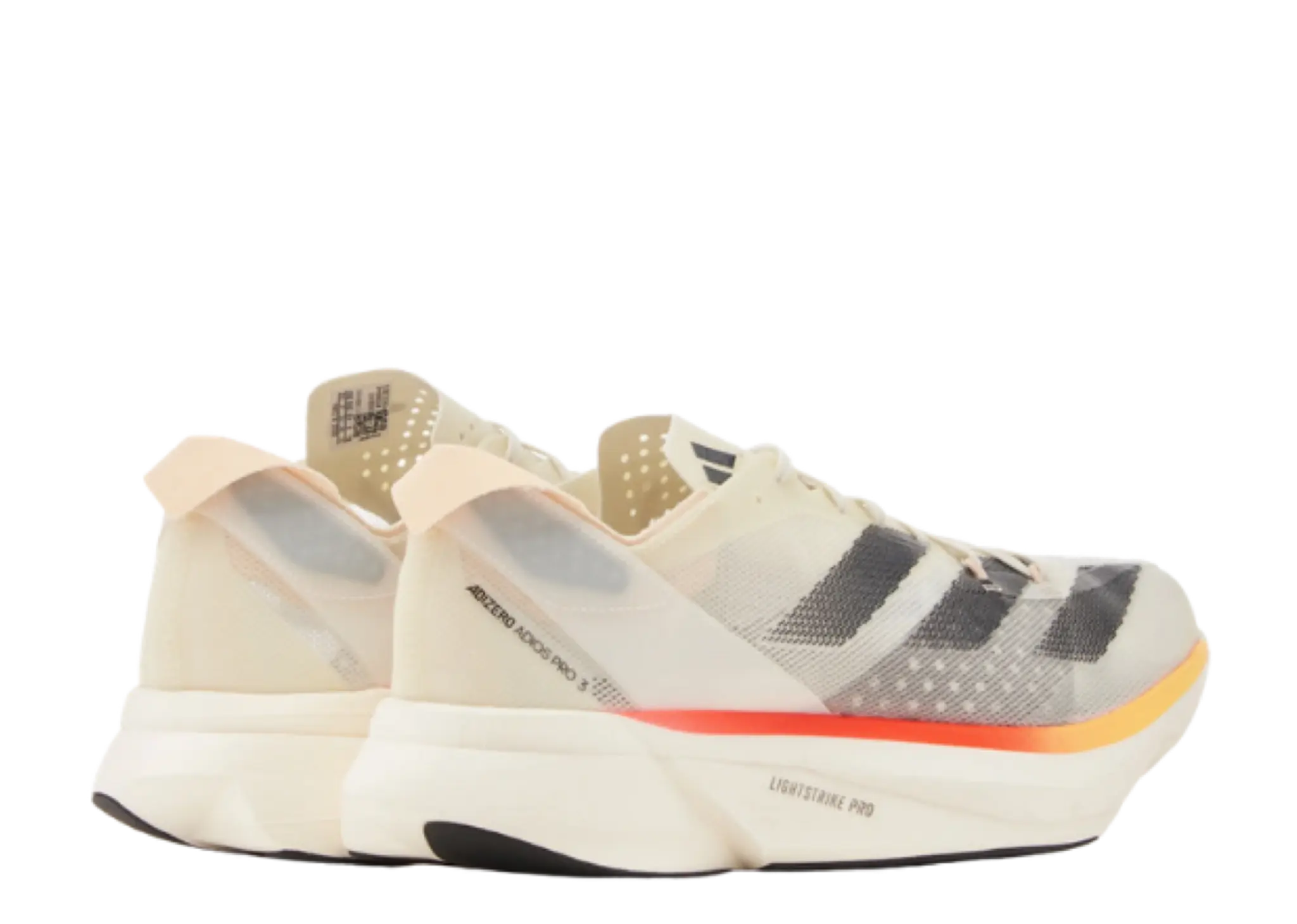 Adidas Adizero Adios Pro 3 Ivory Core Black Crystal Sand - photo 3