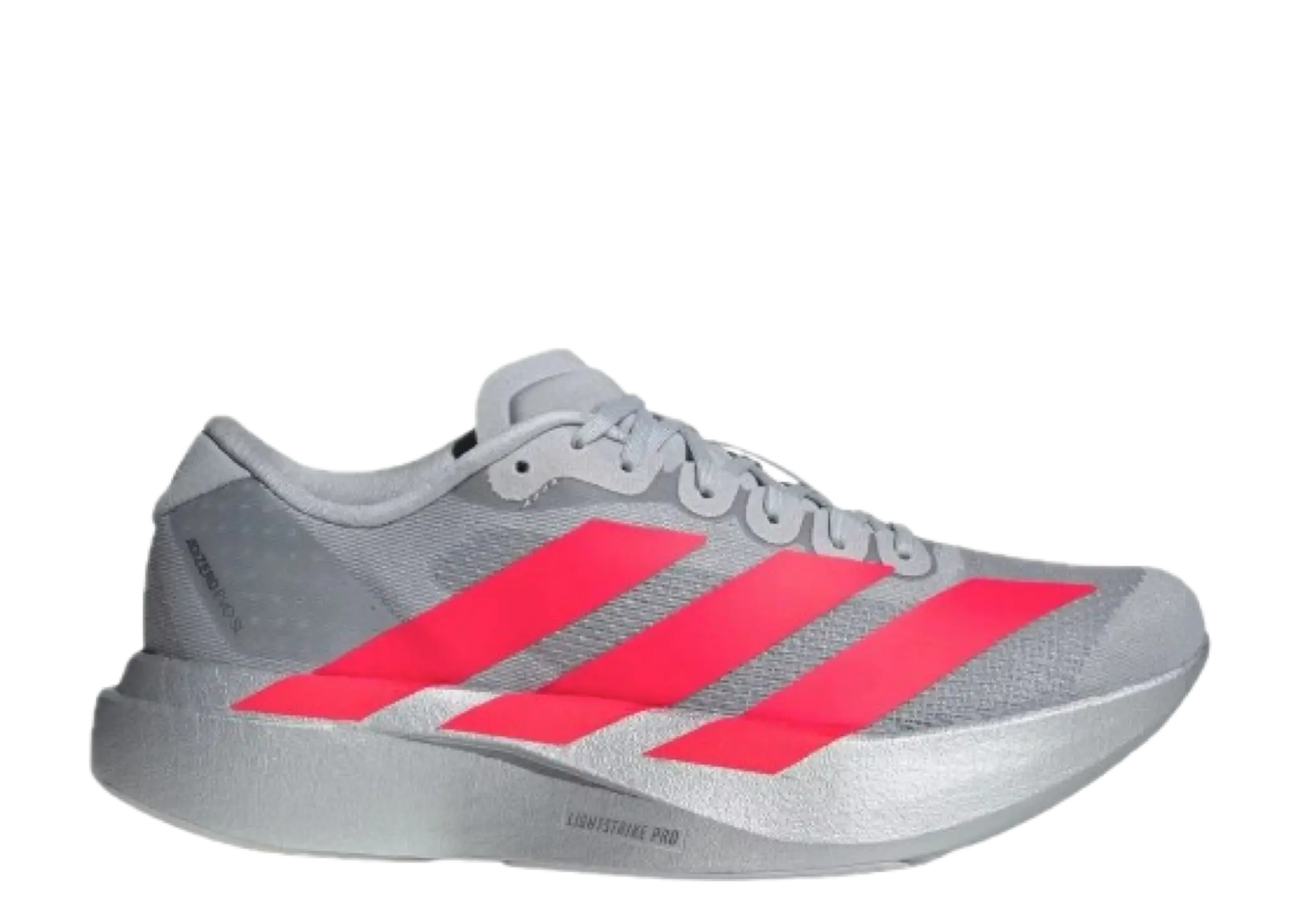 Adidas Adizero Evo SL Silver Metallic Lucid Red