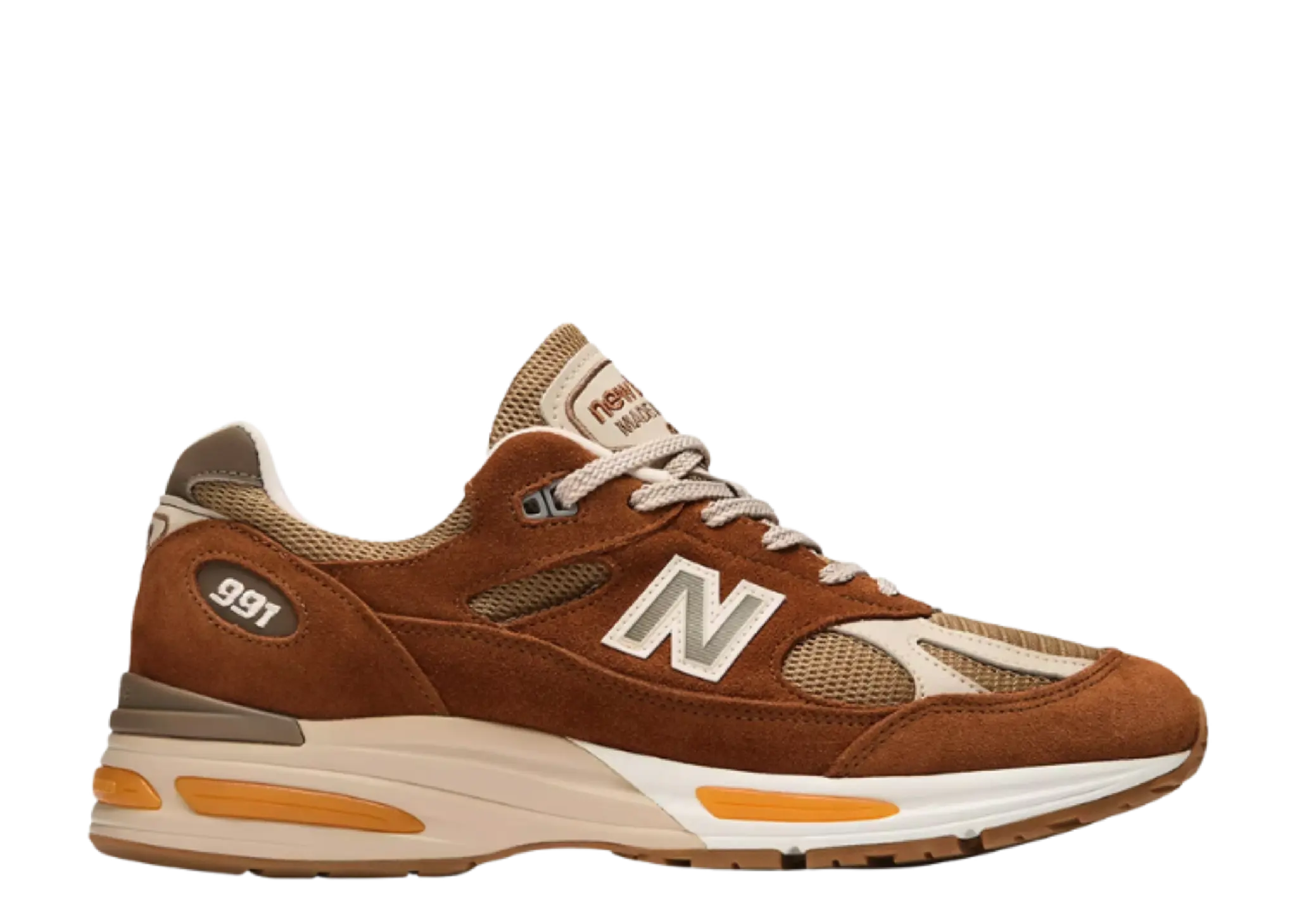 New Balance 991v2 MiUK Caramel Cafe