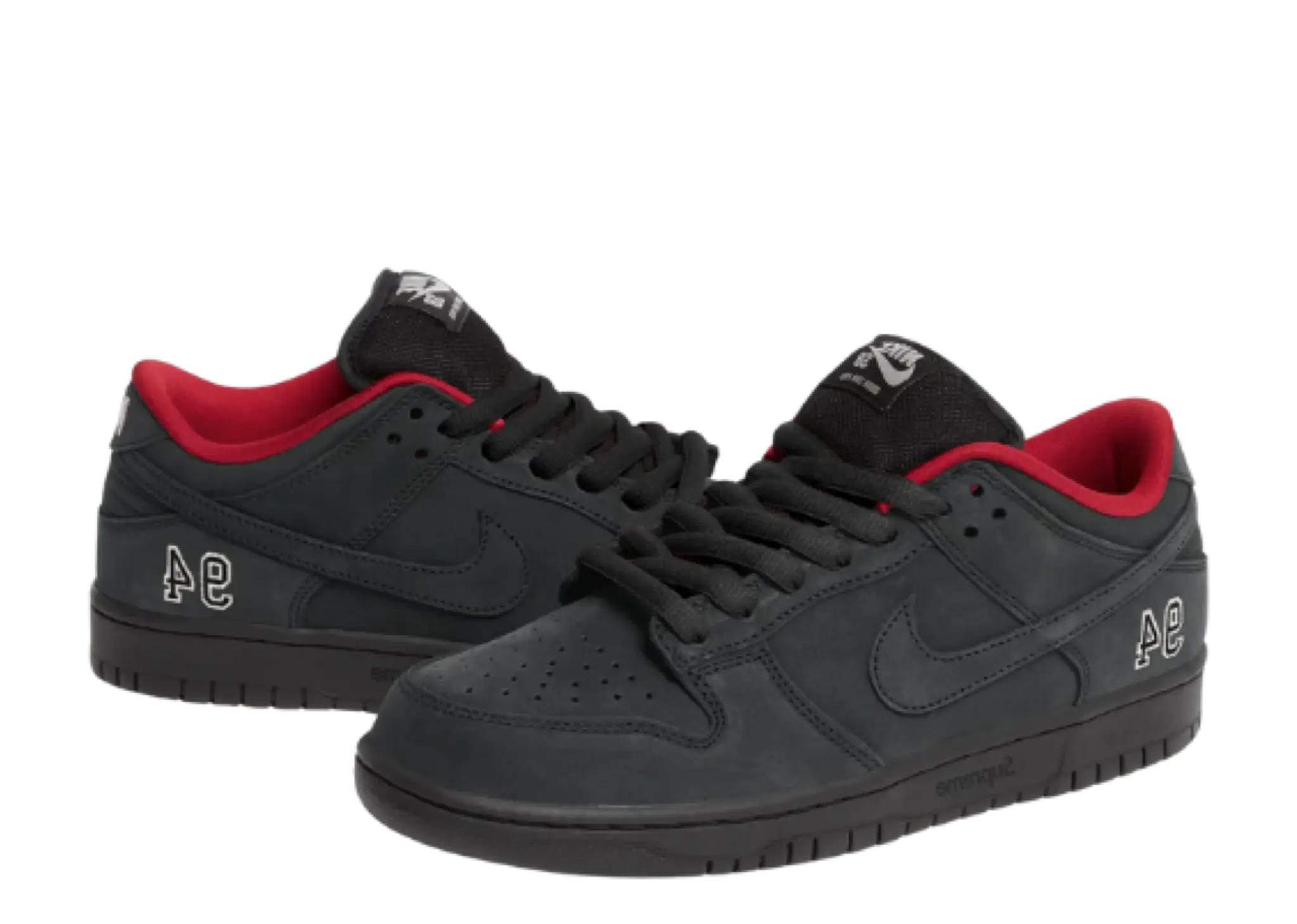 Nike SB Dunk Low Supreme 94 Black - photo 2
