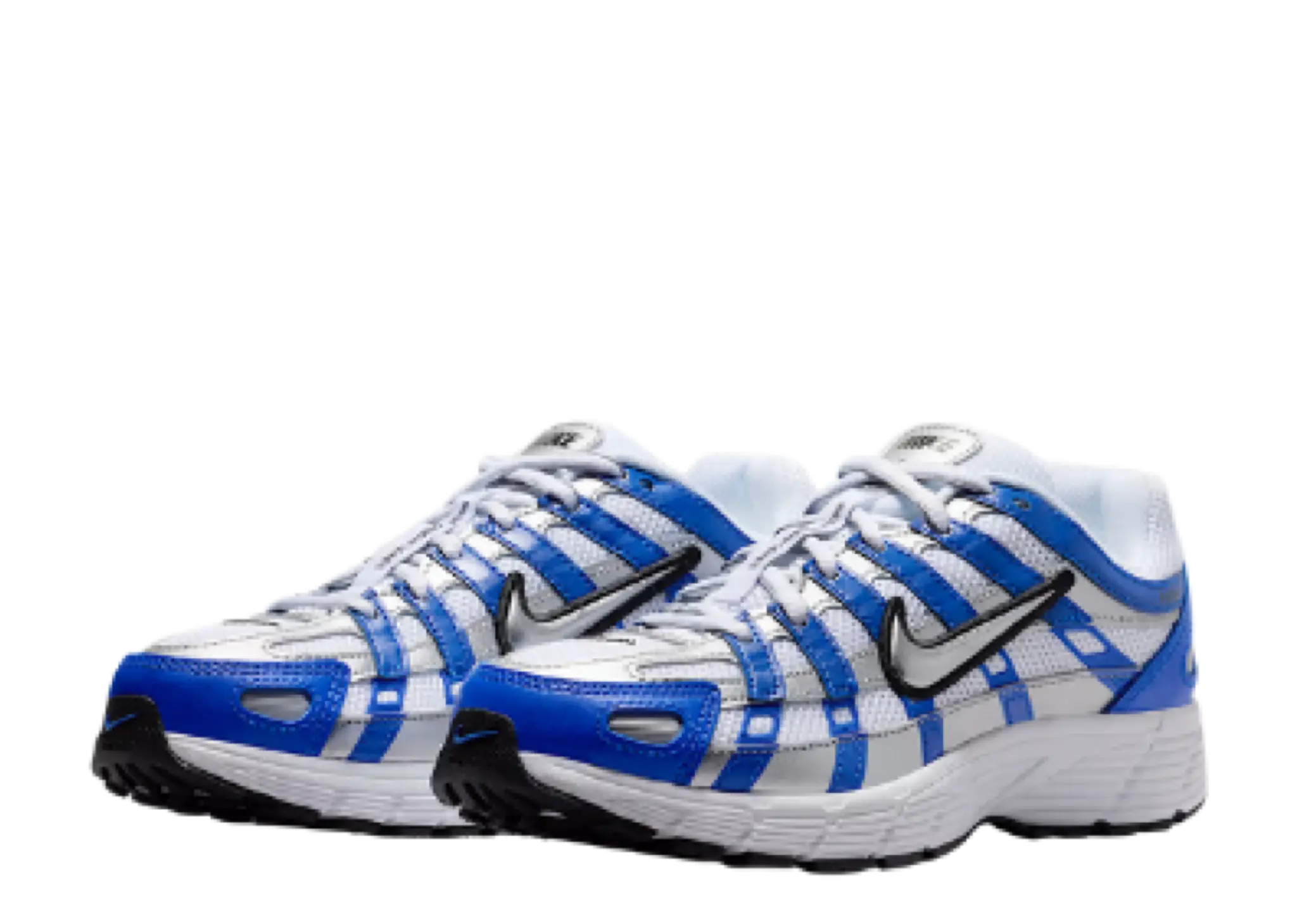 Nike P-6000 Racer Blue Metallic Silver White (Grade School) - photo 2