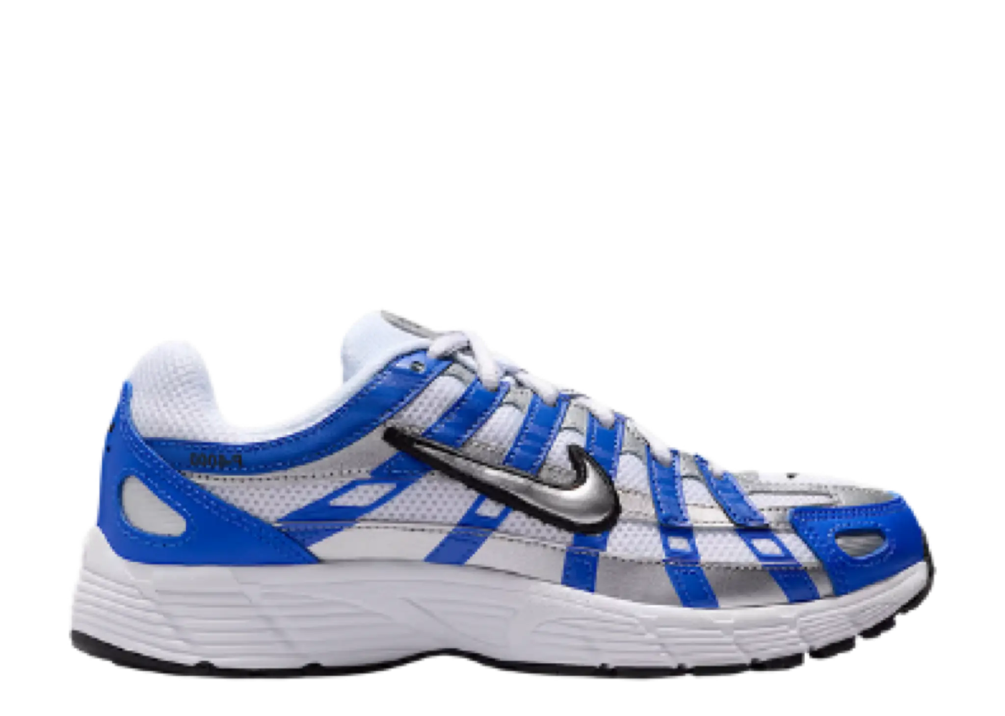 Nike P-6000 Racer Blue Metallic Silver White (Grade School)