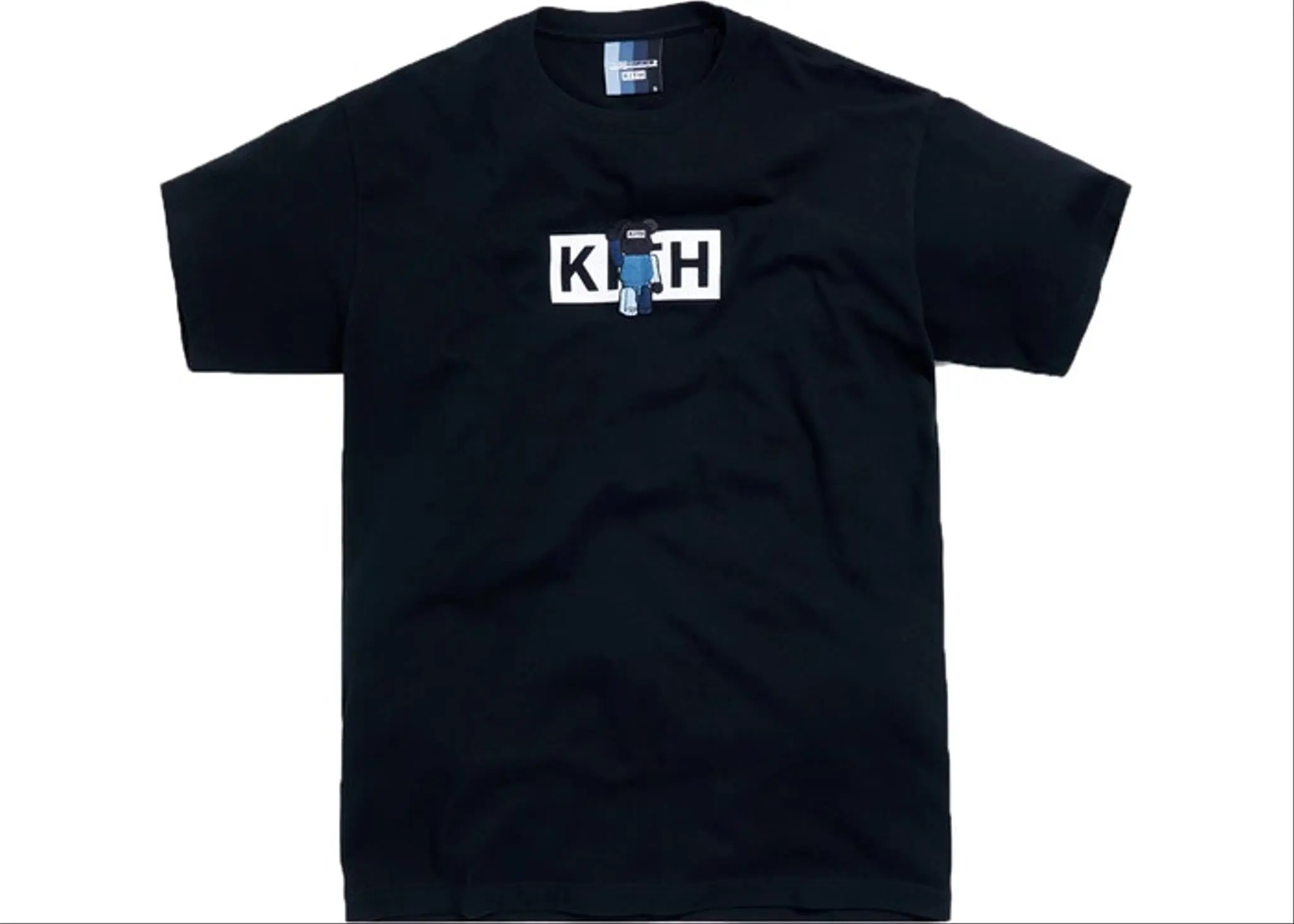 Kith x Bearbrick Logo Tee Black