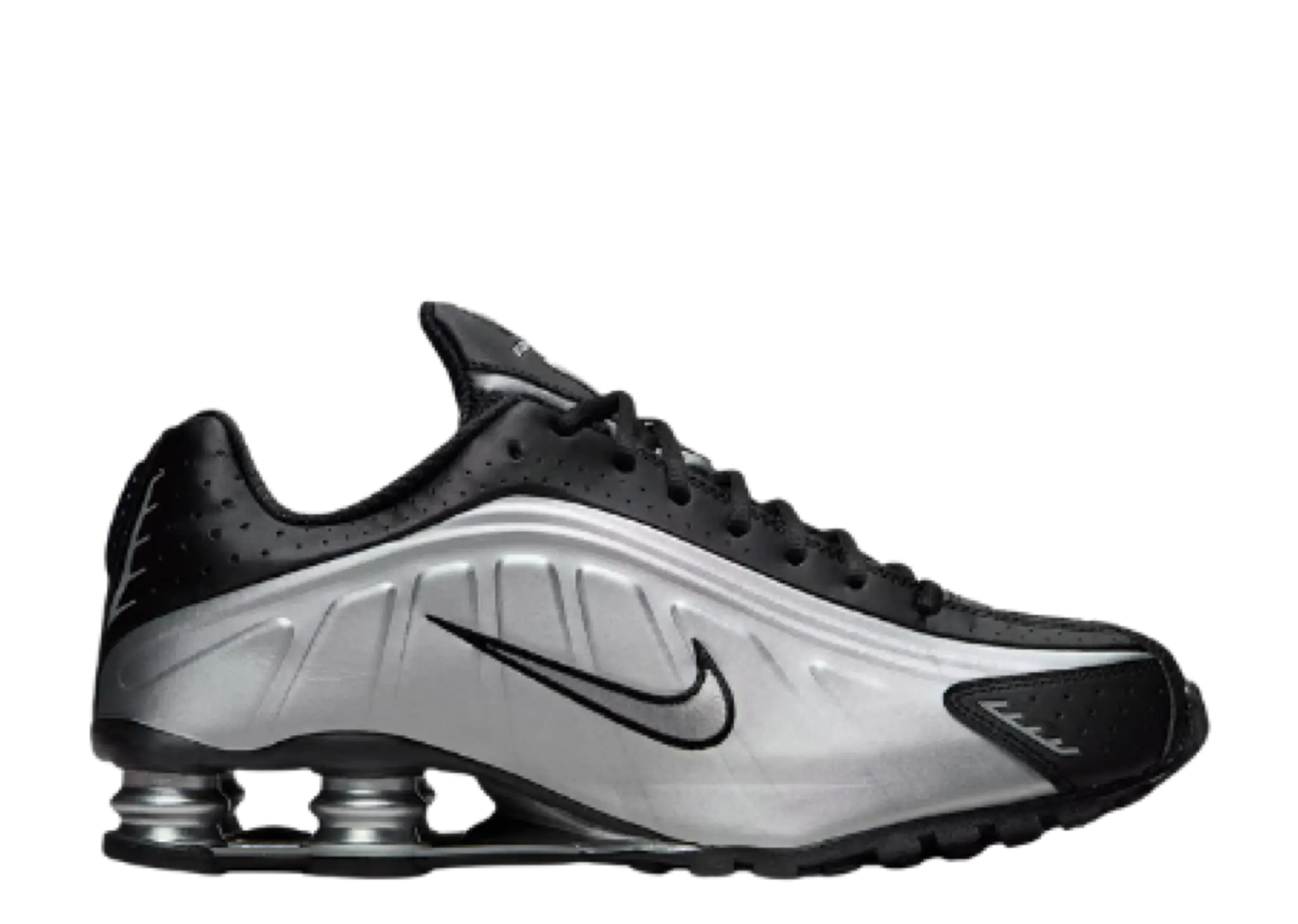 Nike Shox R4 Metallic Silver Black