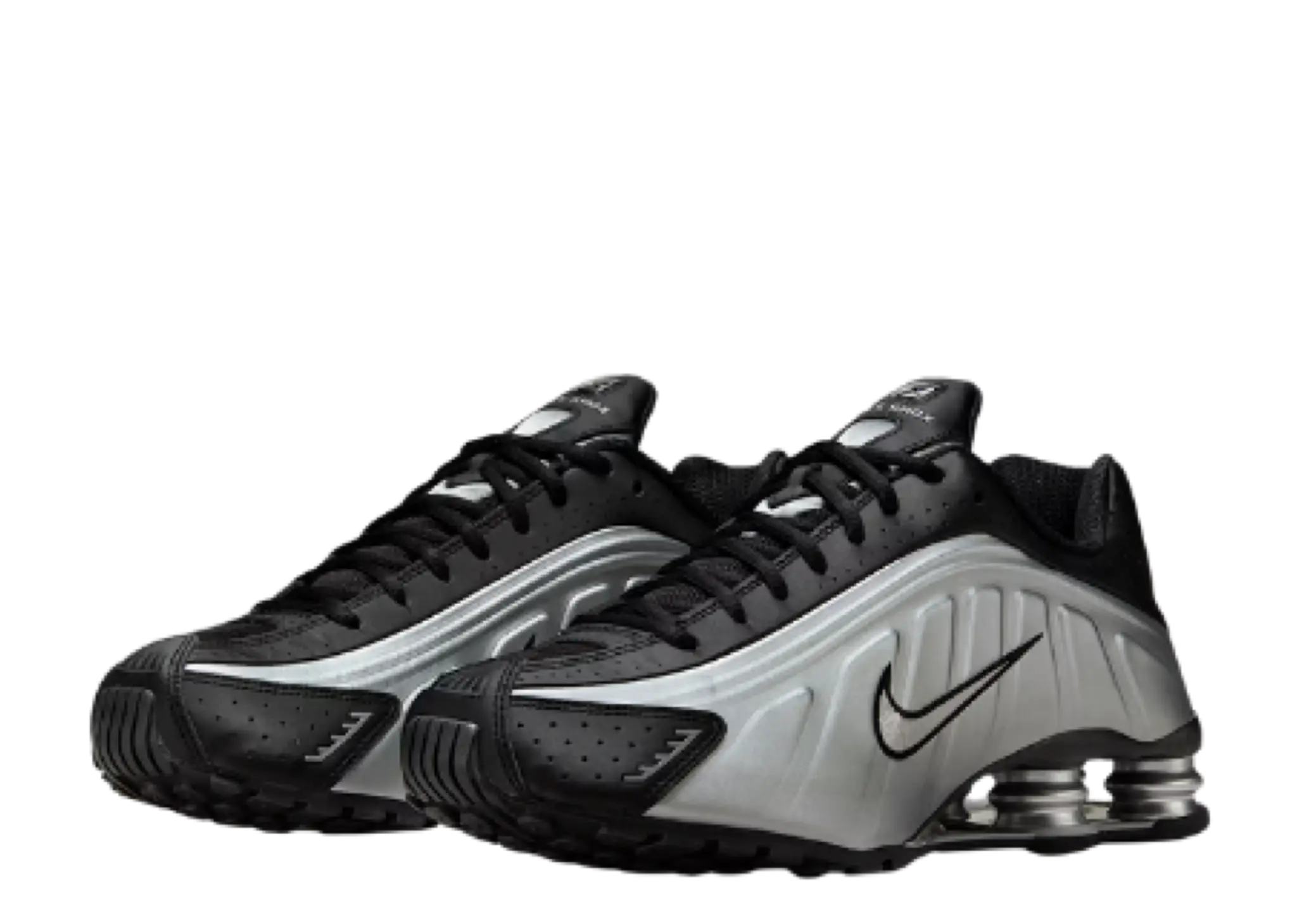 Nike Shox R4 Metallic Silver Black - photo 2
