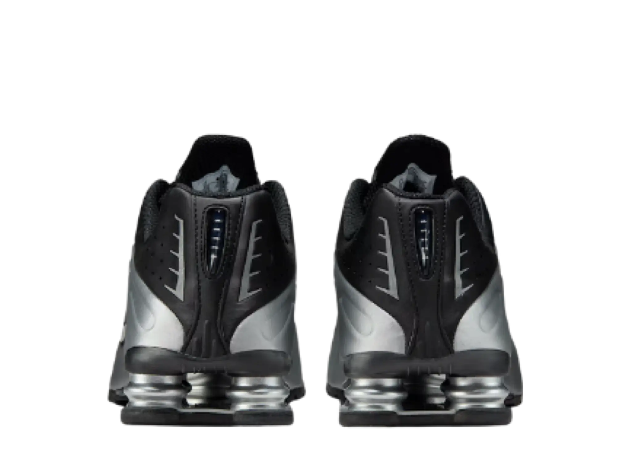 Nike Shox R4 Metallic Silver Black - photo 3