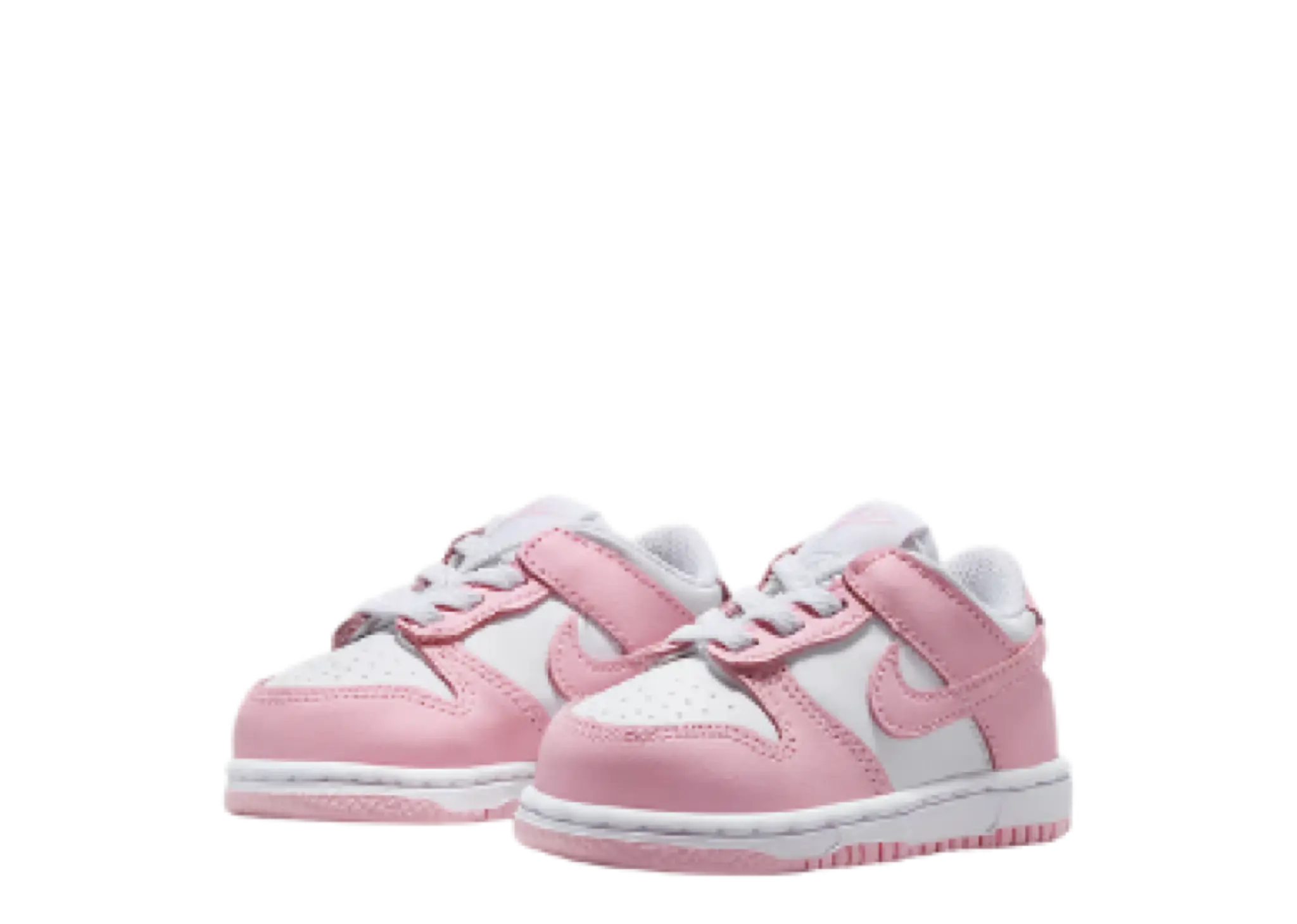 Nike Dunk Low White Medium Soft Pink (Toddler) - photo 2