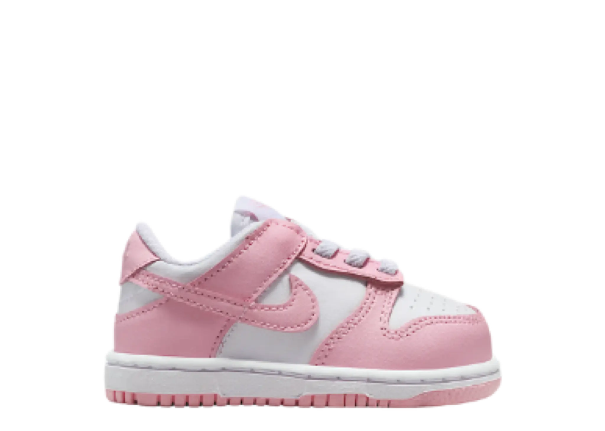 Nike Dunk Low White Medium Soft Pink (Toddler)