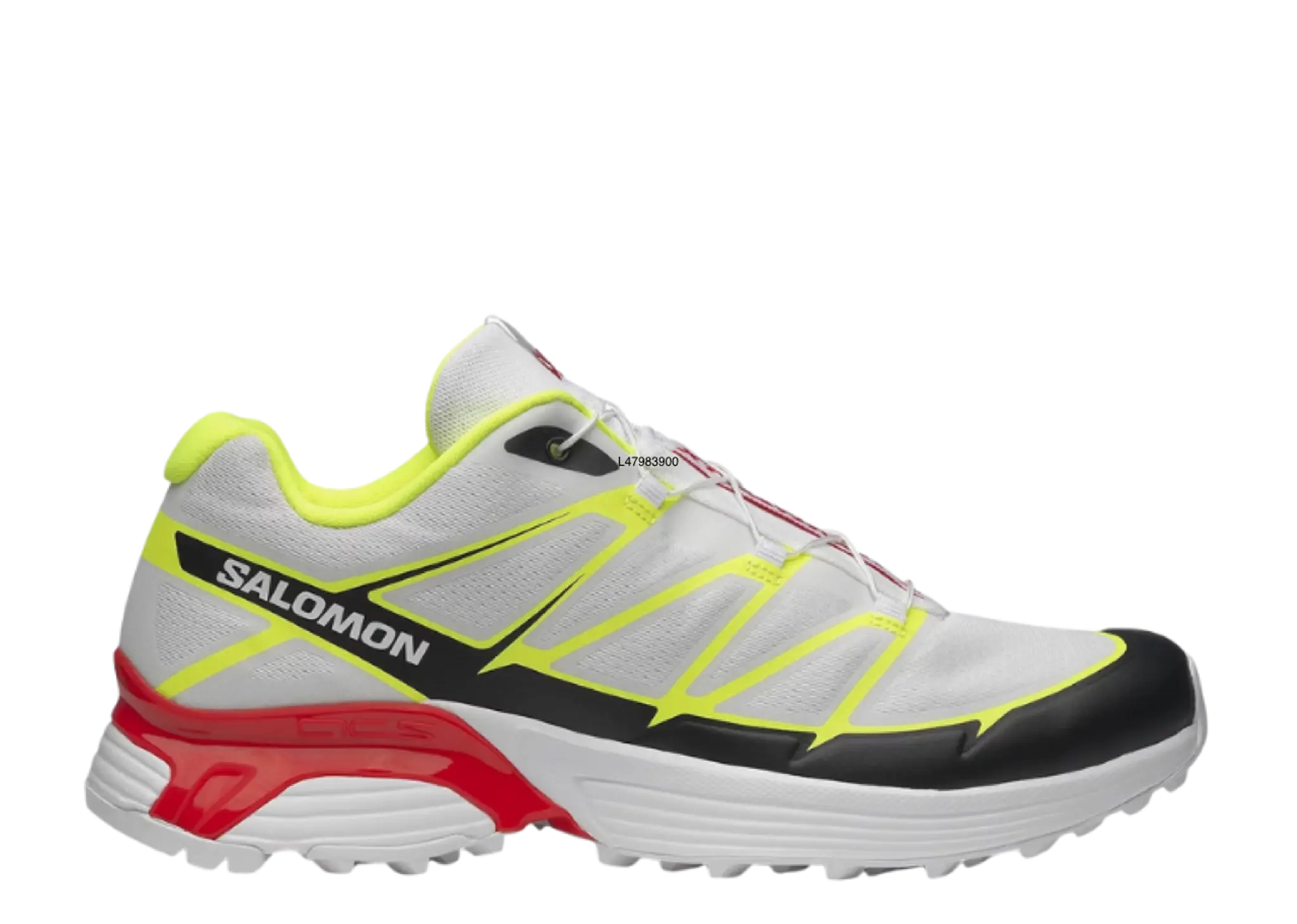 Salomon XT Pathway 2 White Safety Yellow Fiery Red