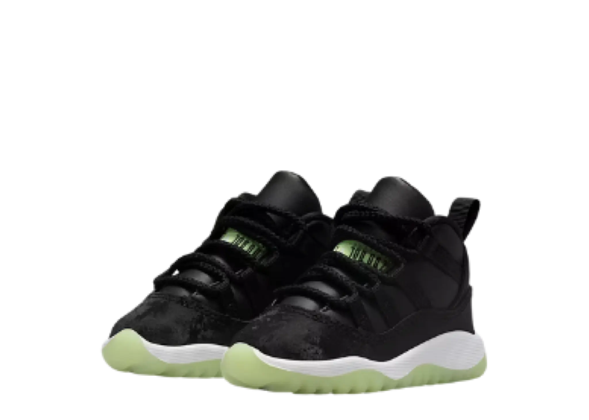 Air Jordan 11 Retro Black Barely Volt (Toddler) - photo 2