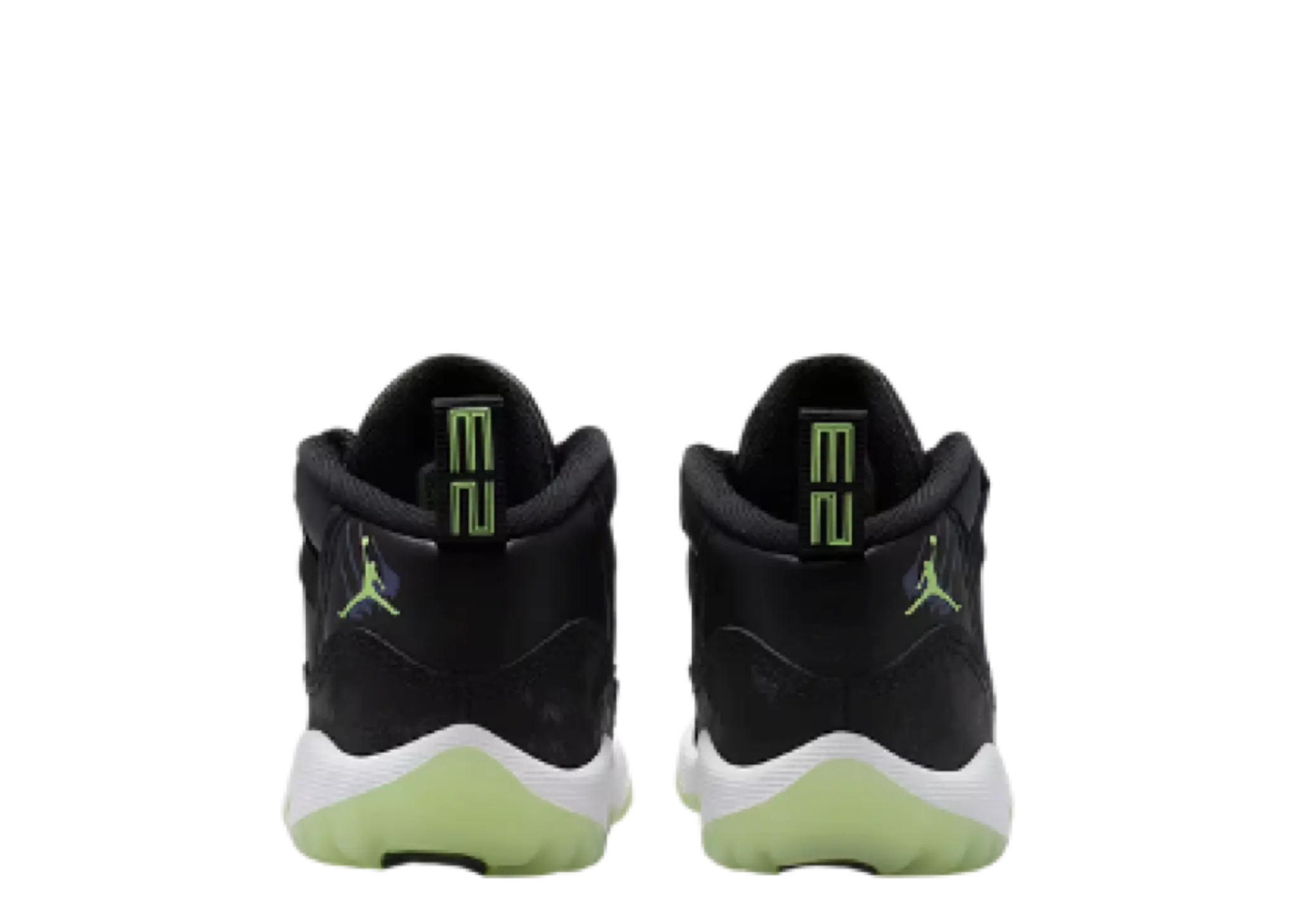 Air Jordan 11 Retro Black Barely Volt (Toddler) - photo 3
