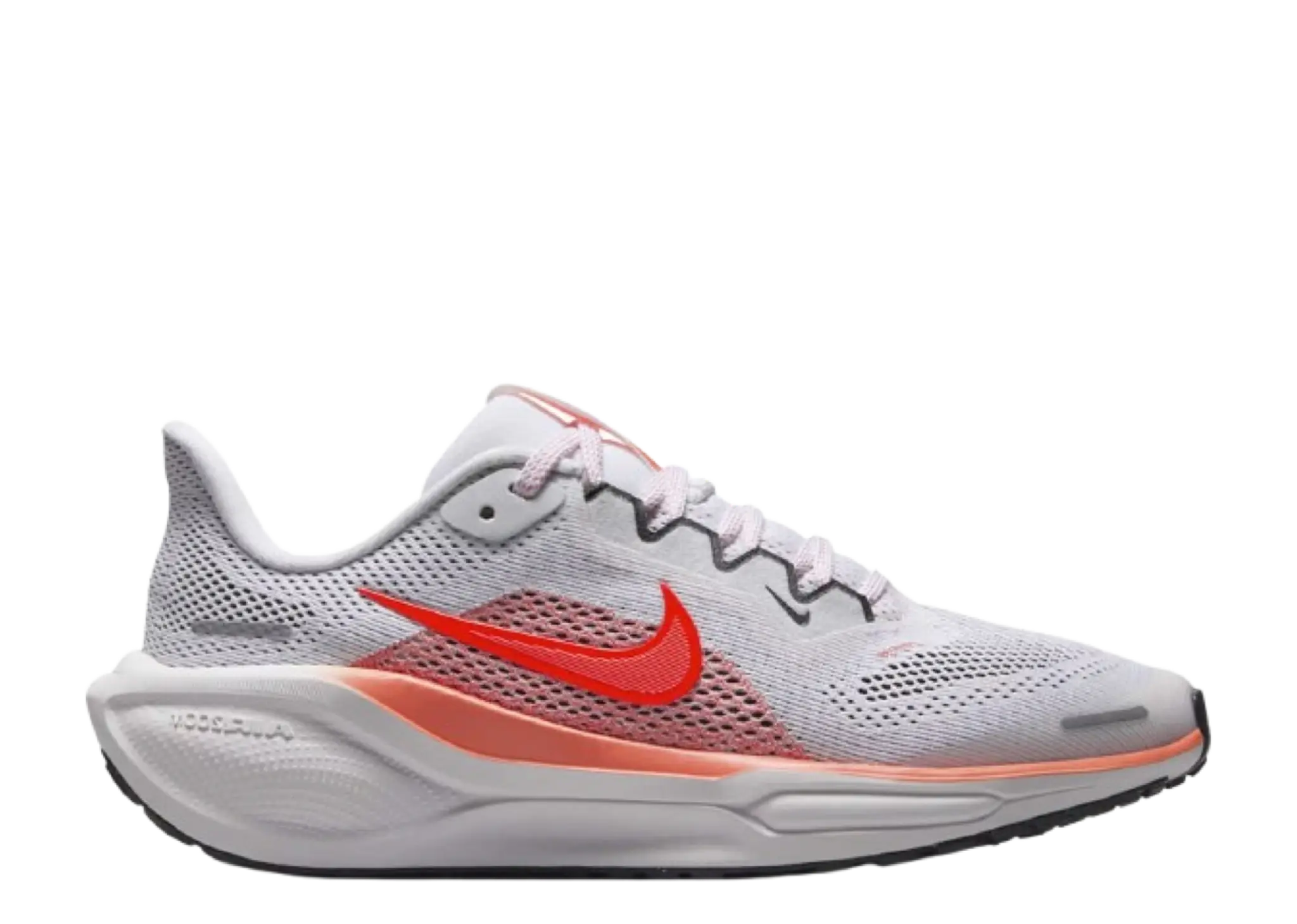 Nike Pegasus 41 White Magic Ember Black Bright Crimson (Grade School)
