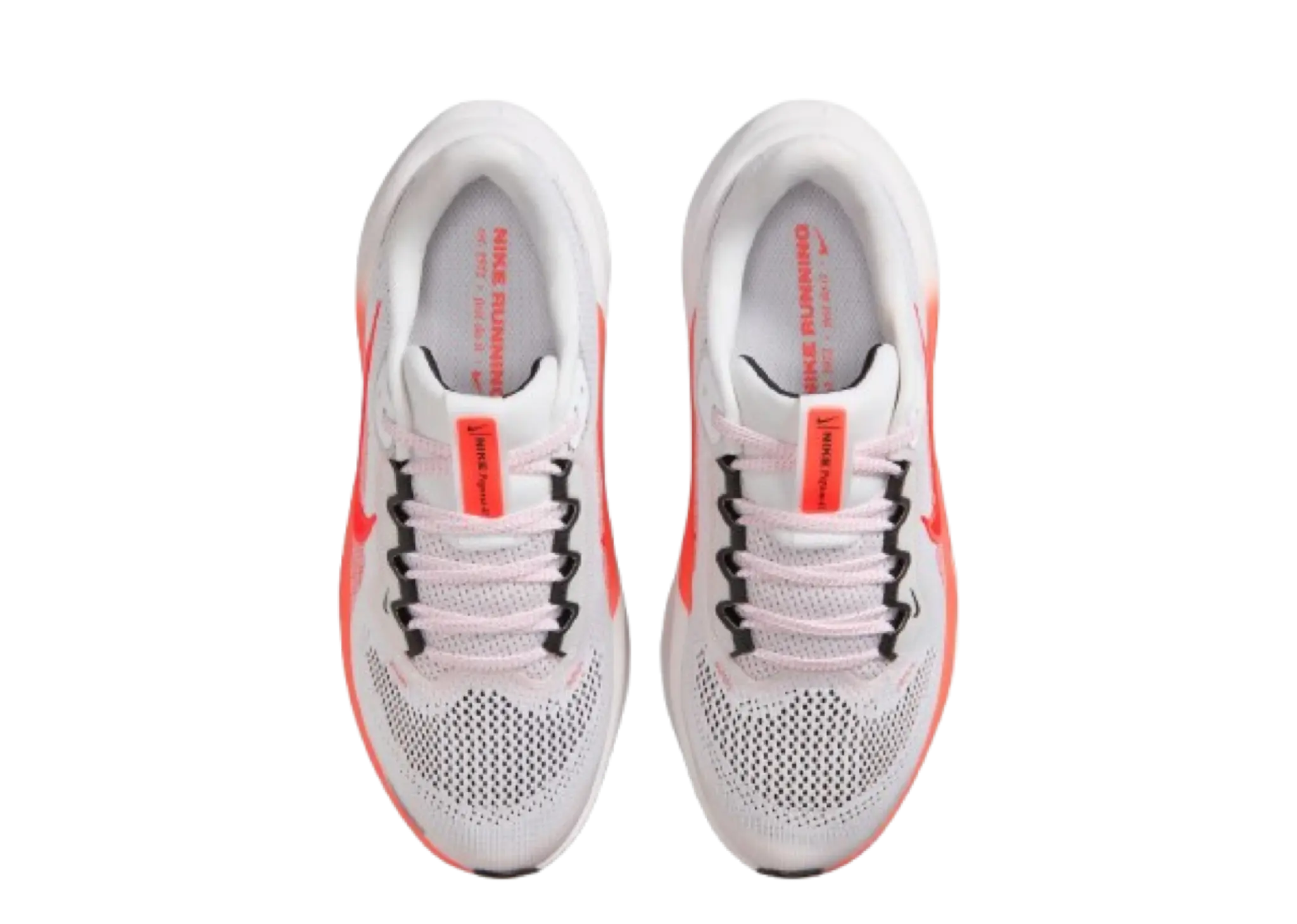 Nike Pegasus 41 White Magic Ember Black Bright Crimson (Grade School) - photo 2