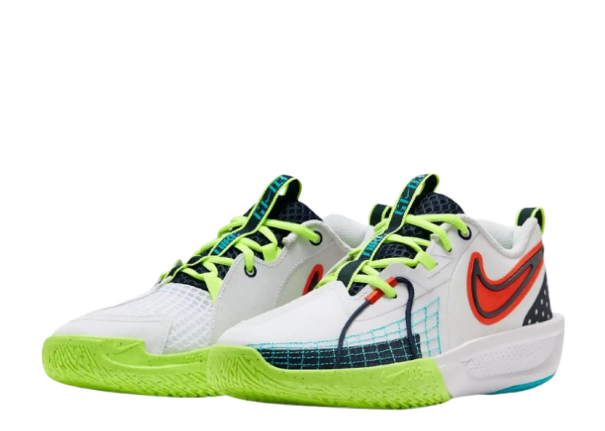 Nike GT Cut 3 SE White Obsidian Picante Red (Grade School) - photo 2