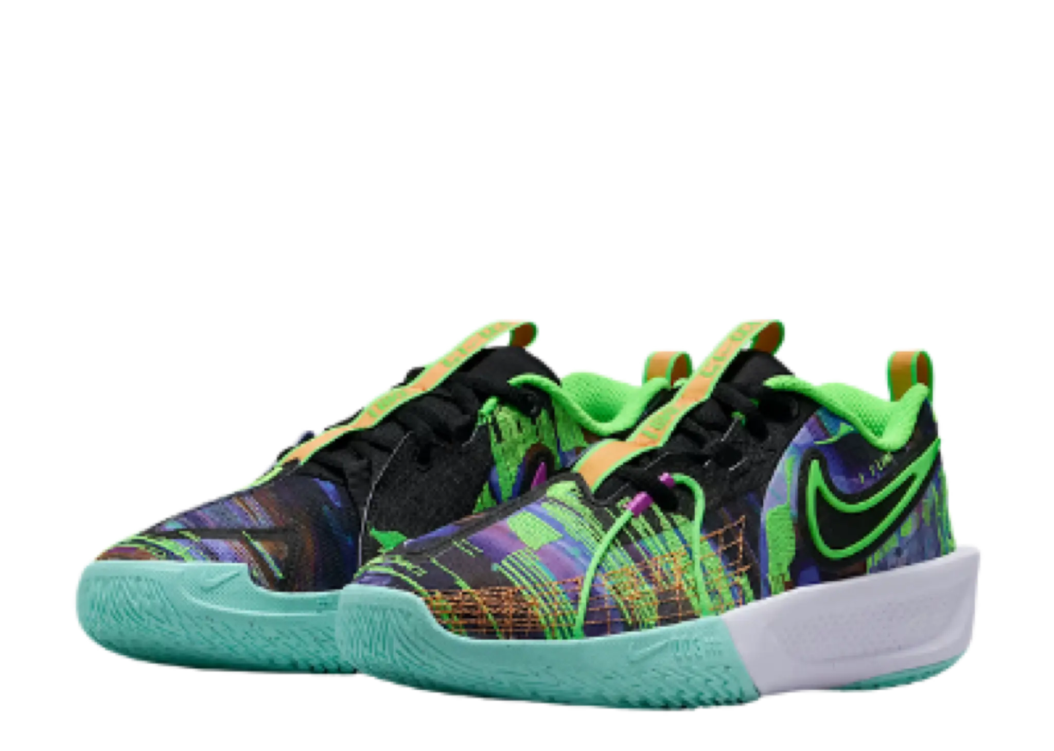 Nike GT Cut 3 Hyper Violet Green Strike (Grade School) - photo 2